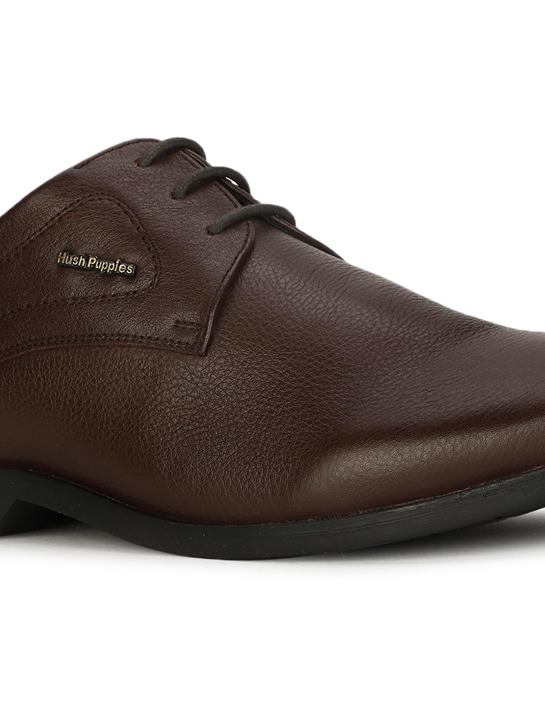 Hush Puppies Aaron Derby E 23 Men's Brown Formal Shoes - 8 UK (8254000)