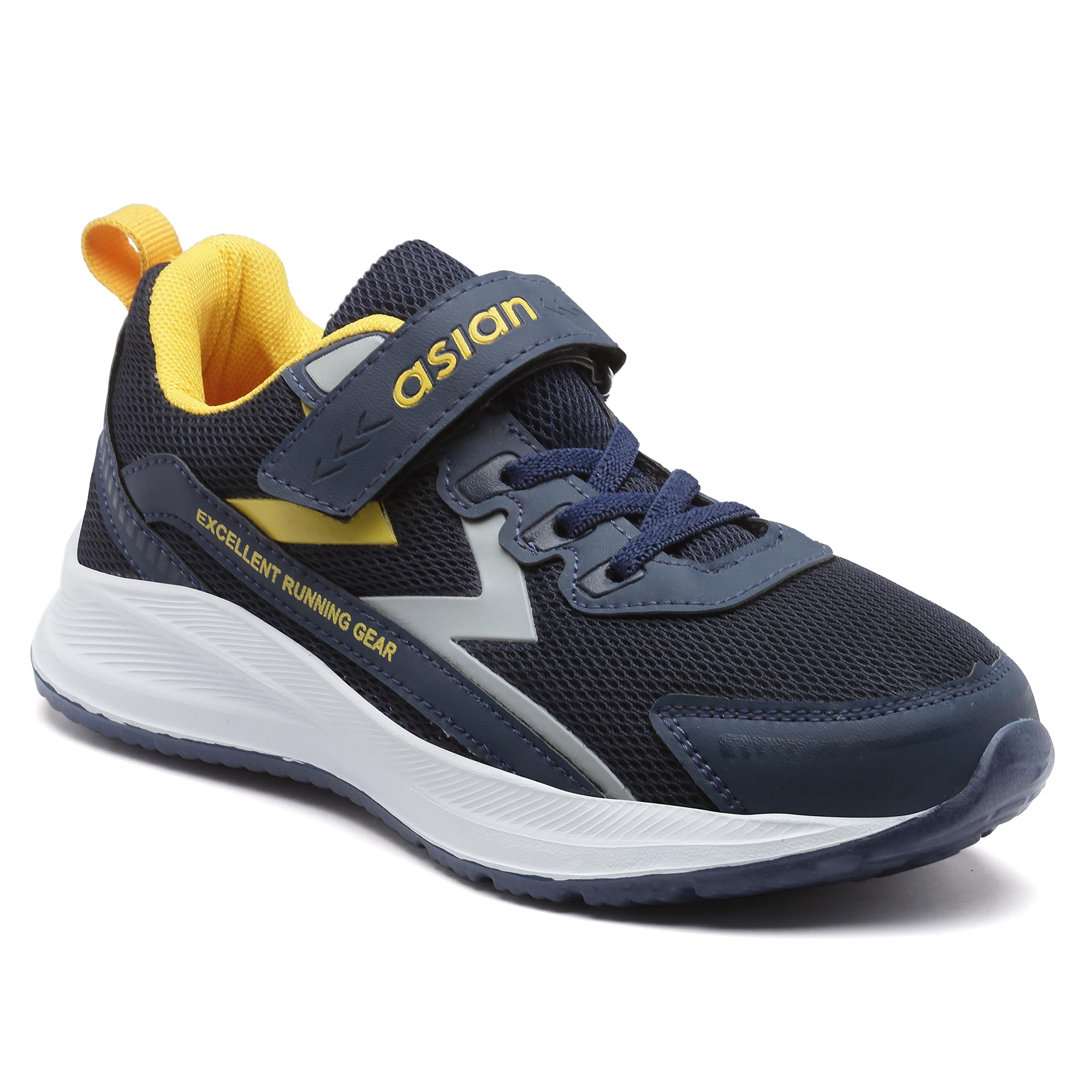 ASIAN Boy's Vayu-09 Sport Running & Walking Shoes with Lightweight Mesh Upper Eva Sole Casual Lace-Up Shoes for Kid's & Boy's, Multicolor,UK 3