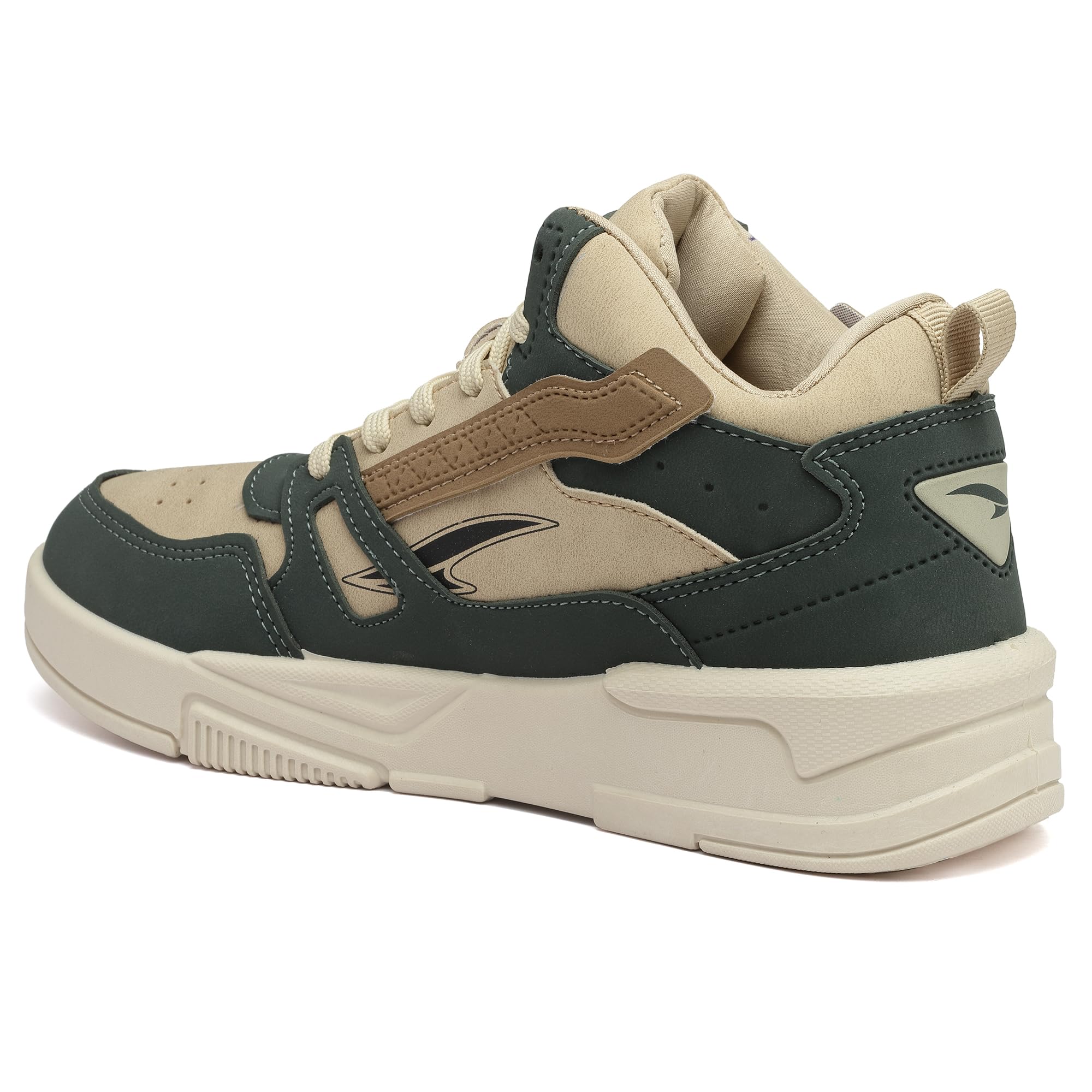 ASIAN Men's MEXICO-11 Casual Sneaker Shoes with Synthetic Upper Lightweight Comfortable Mid Top Sneaker Shoes for Men's & Boy's (BEEJLFGRN) -UK 5