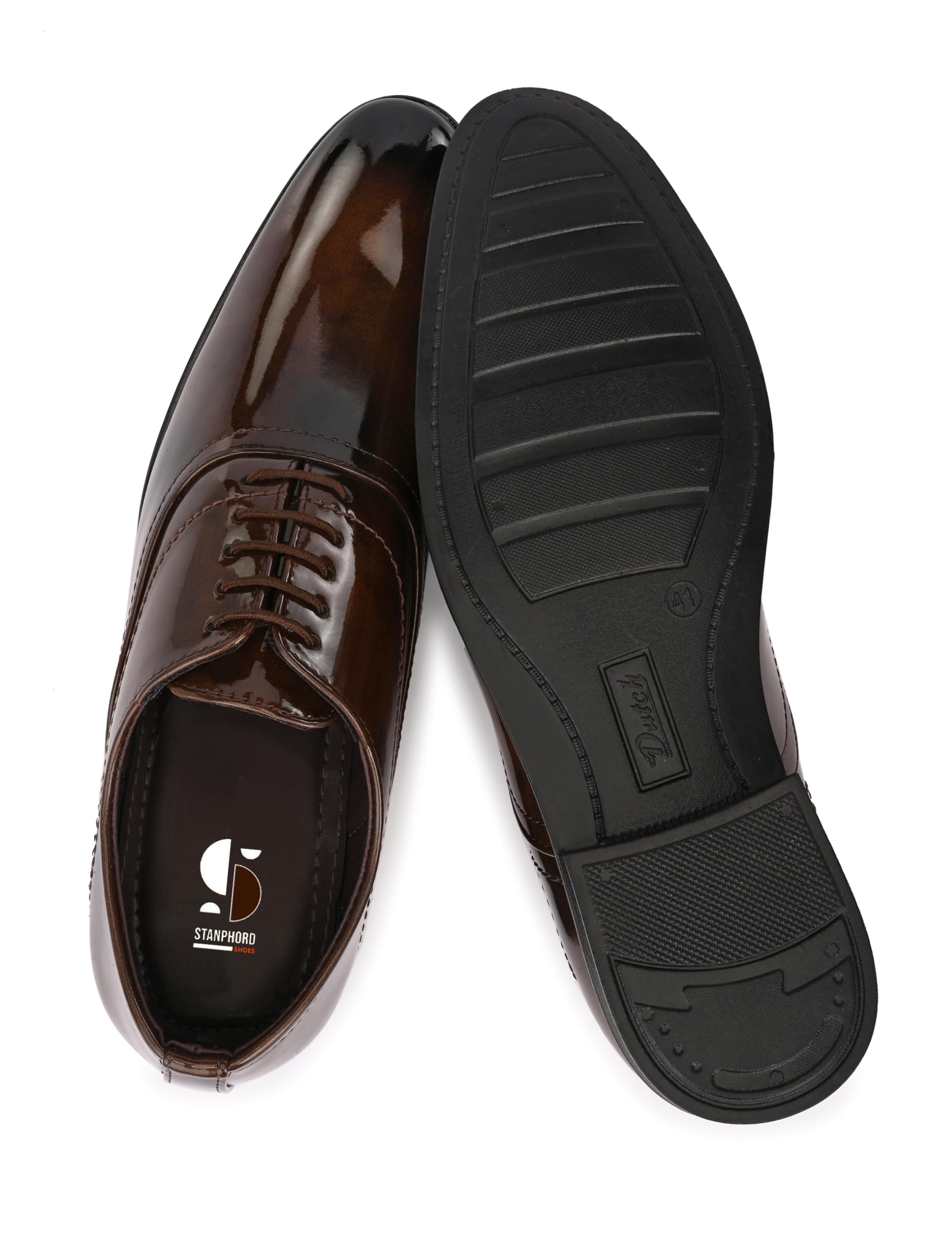 STANPHORD Men's Breeze Tan Formal Shoes_8 UK (IMPSL 15001)