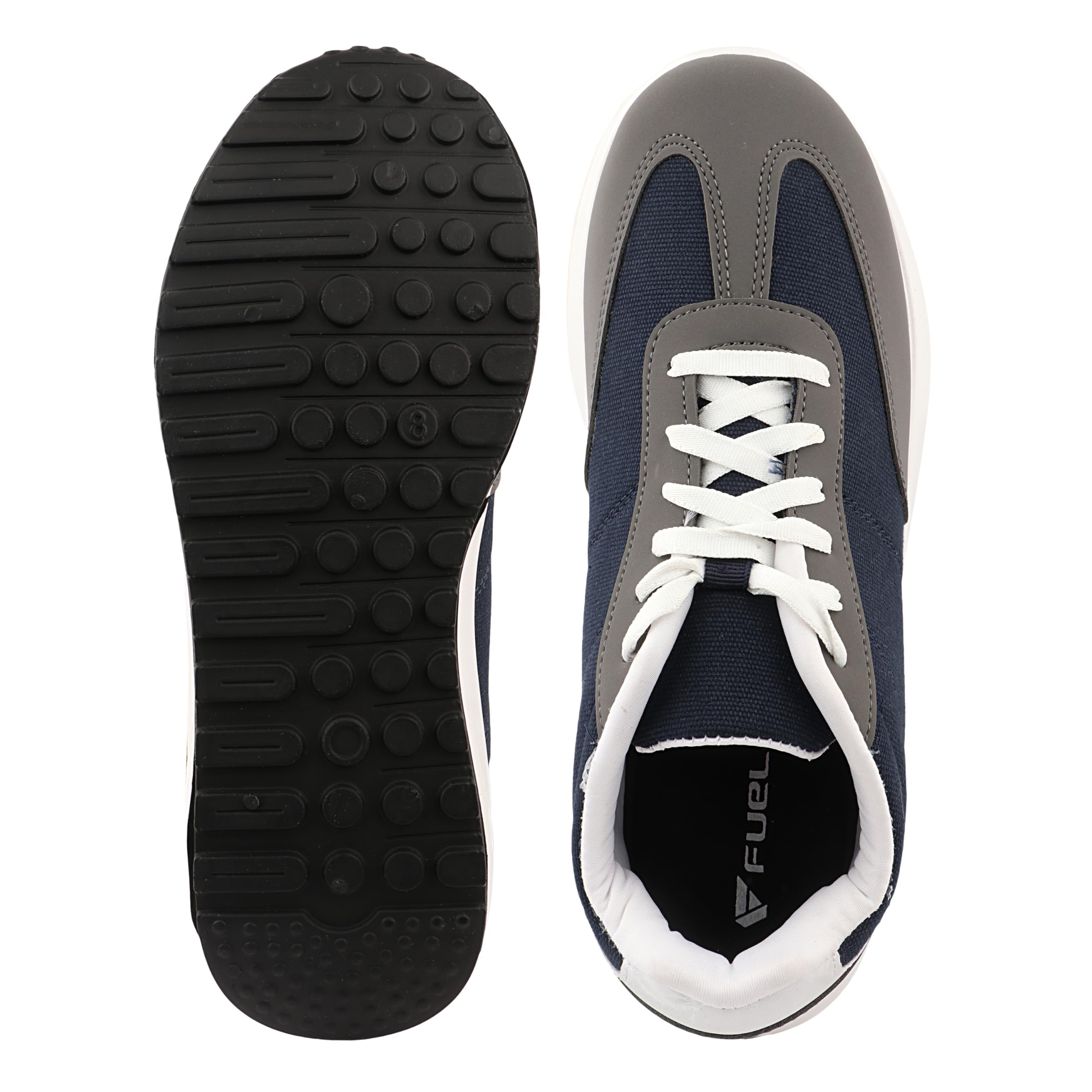 FUEL Neostep-03 Flexible & Lightweight Shock-Absorbing and Comfort Durable Sole Sports Shoes for Men's (Navy-7UK) - Image 6