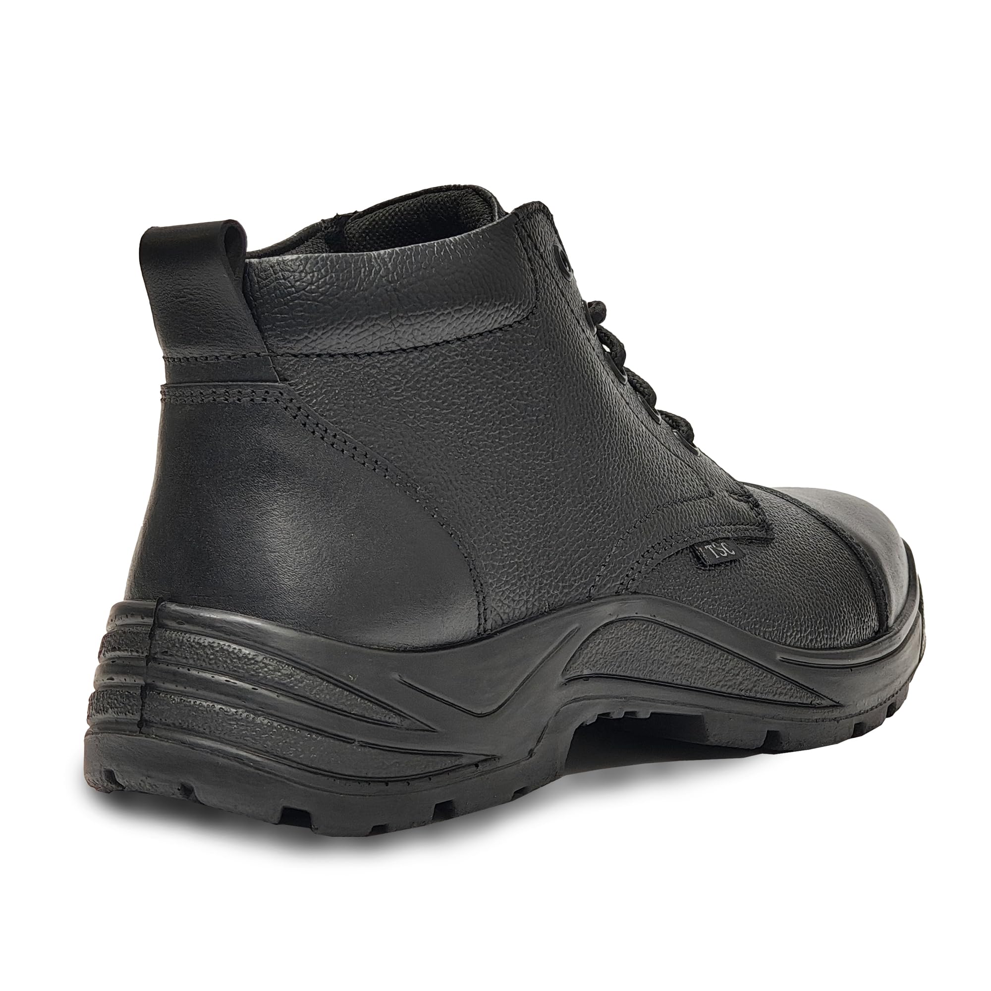 TSF Genuine Leather Police Shoes for Men, Uniform Boots,
