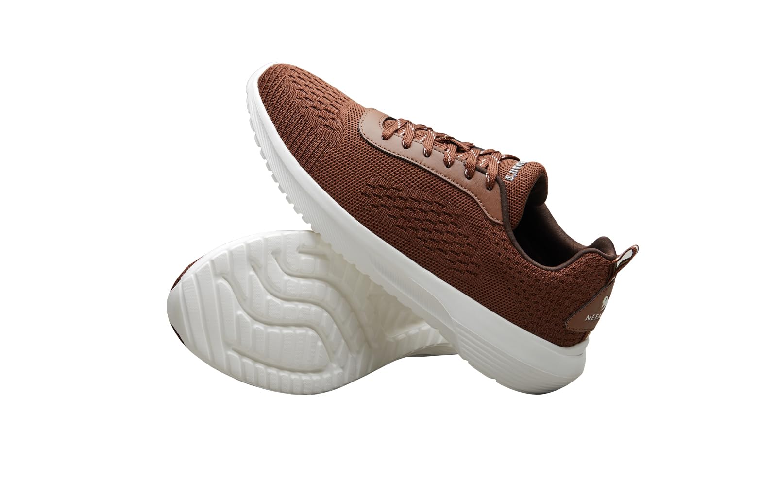 Neeman's Everyday Basic Sneakers for Men | Walking Shoes | Casual Shoes | Classic Brown UK9
