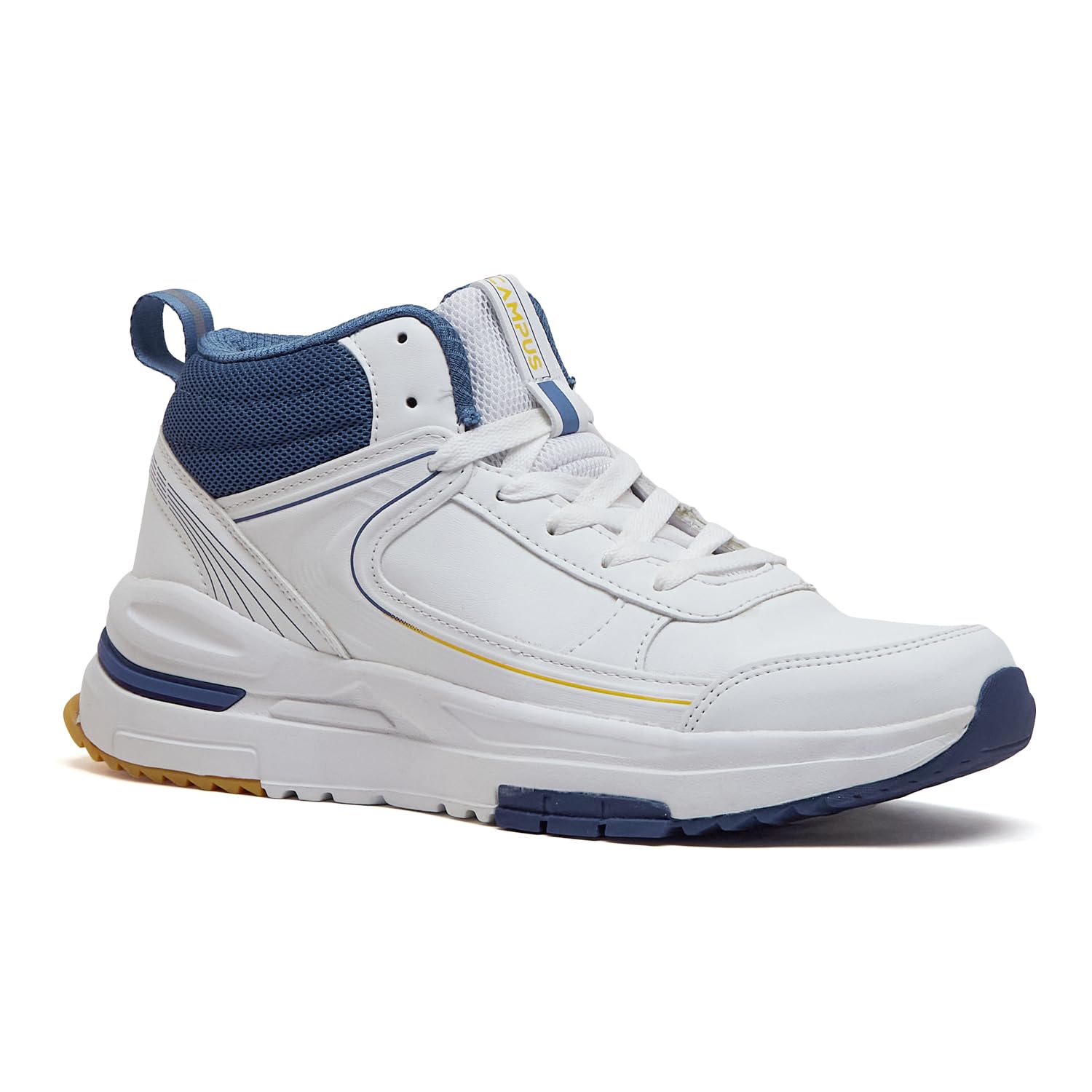 Campus Men's OG-23 PRO Sneakers WHT/R.Slate - 9UK/India - Image 2