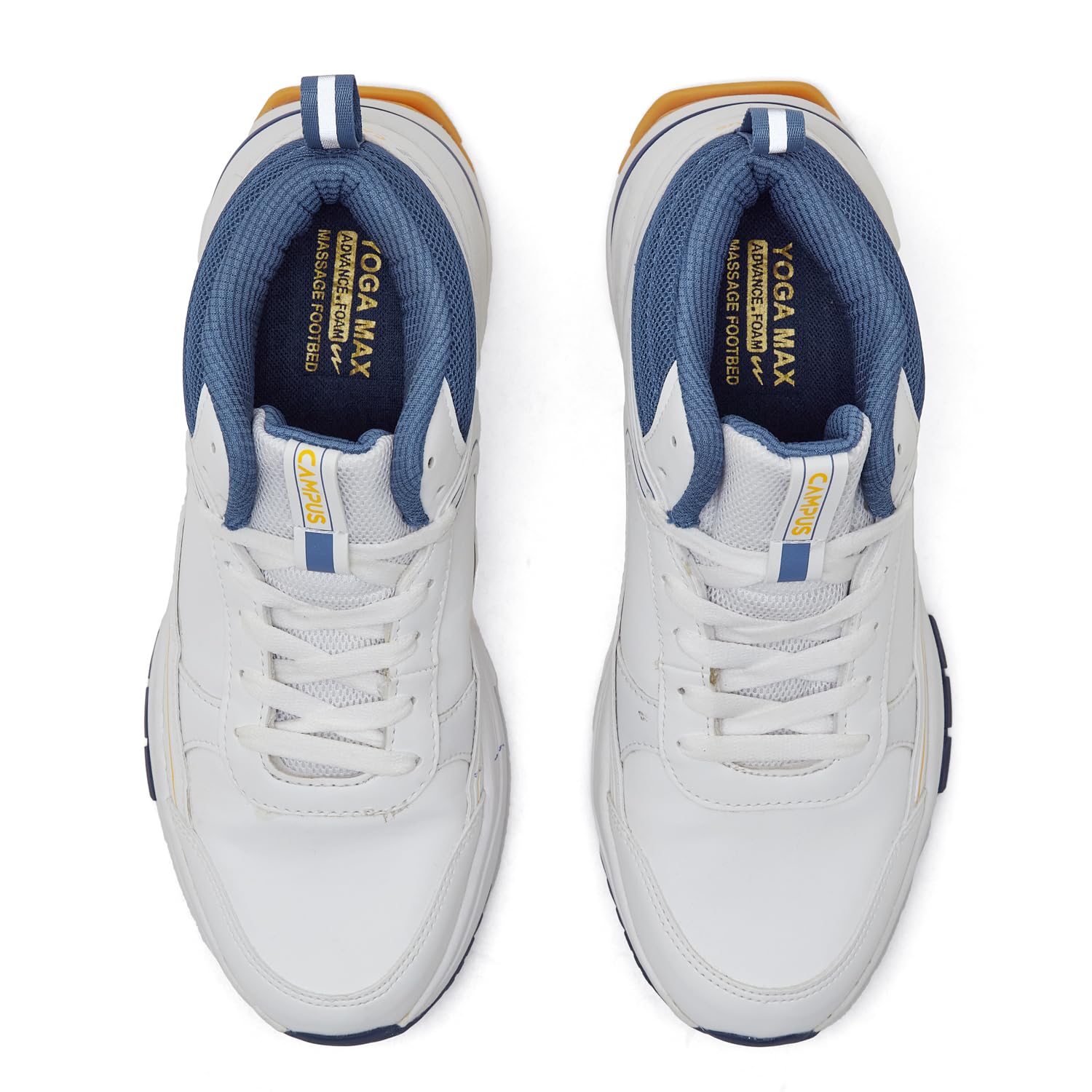 Campus Men's OG-23 PRO Sneakers WHT/R.Slate - 9UK/India - Image 5