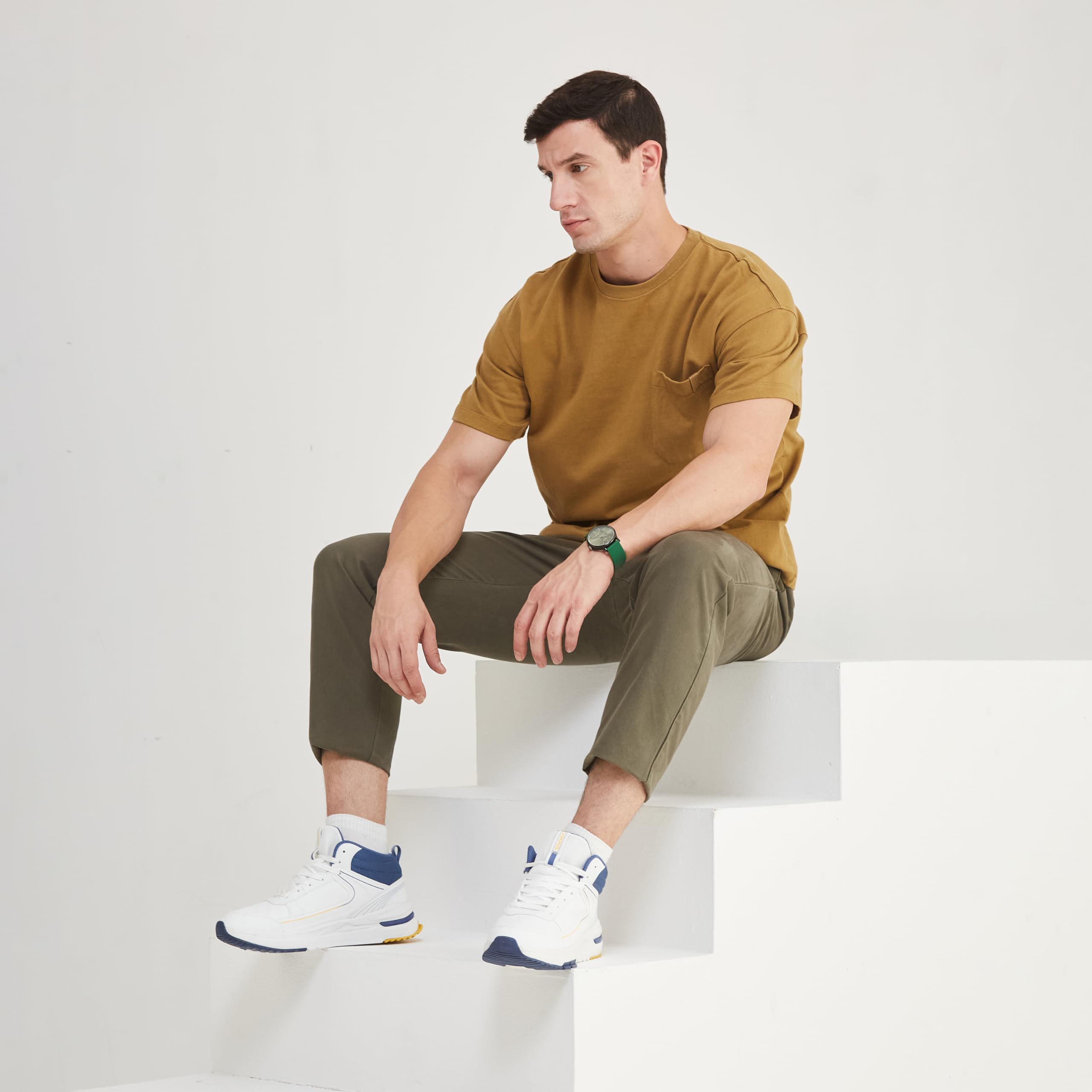 Campus Men's OG-23 PRO Sneakers WHT/R.Slate - 9UK/India - Image 3