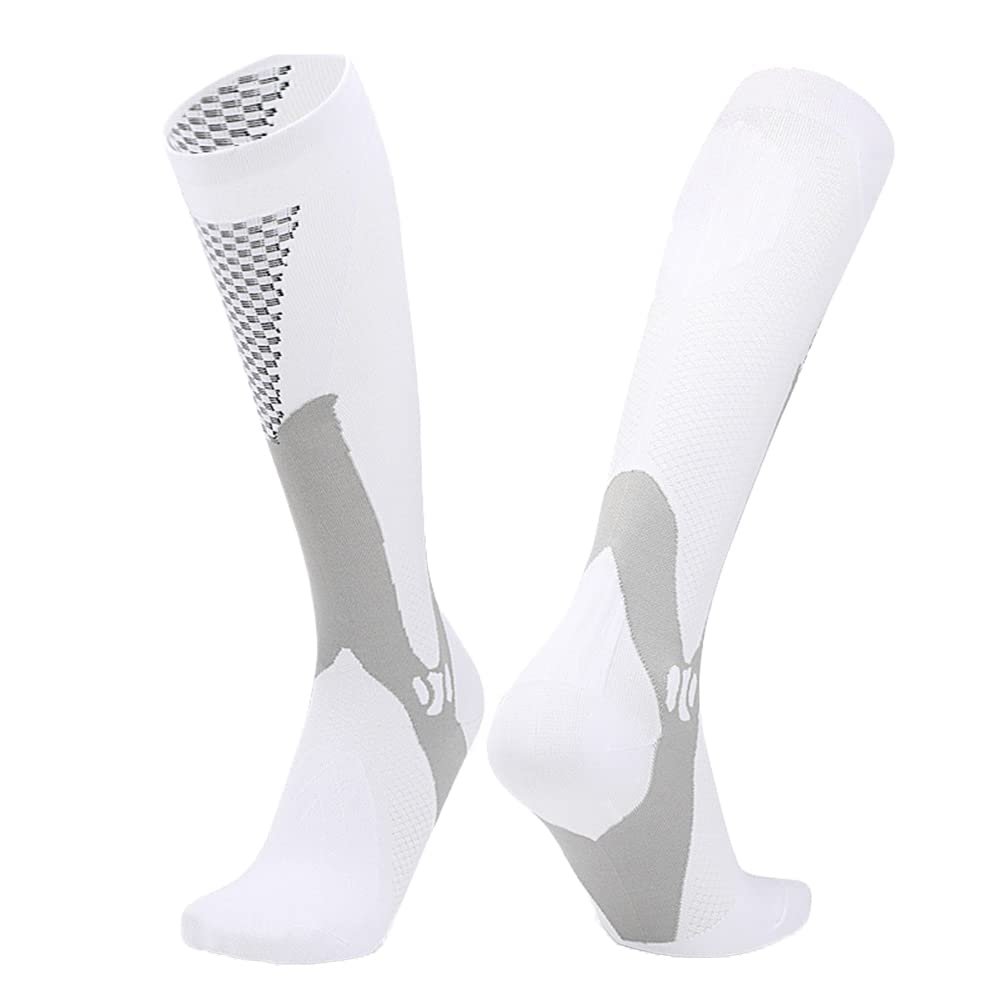 Generic Sport Socks Nursing Performance Socks for Men Women Cycling Running Football White XX-Large |