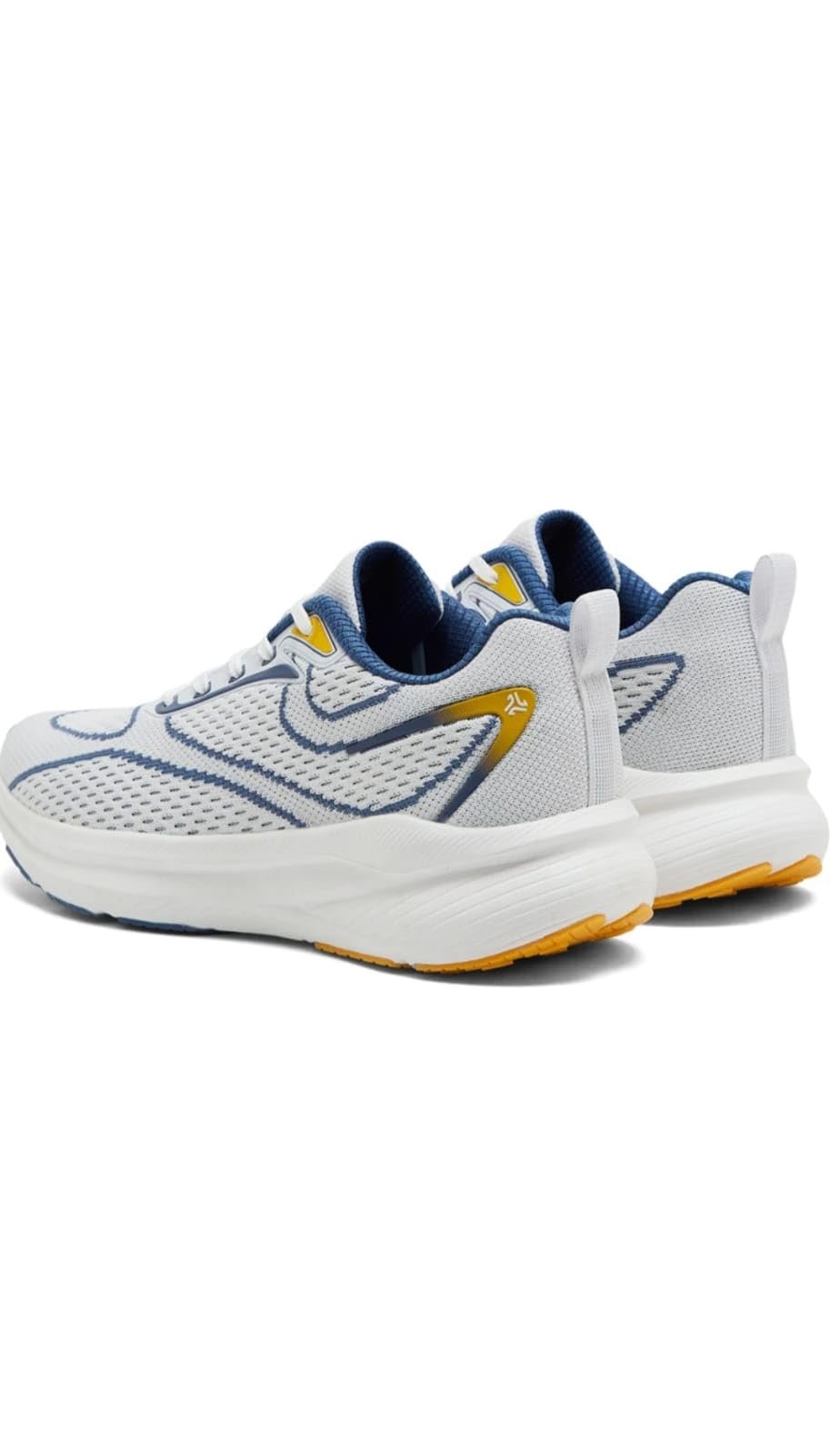 Campus Men's Running Shoes White Blue Mesh Sneakers - Image 2