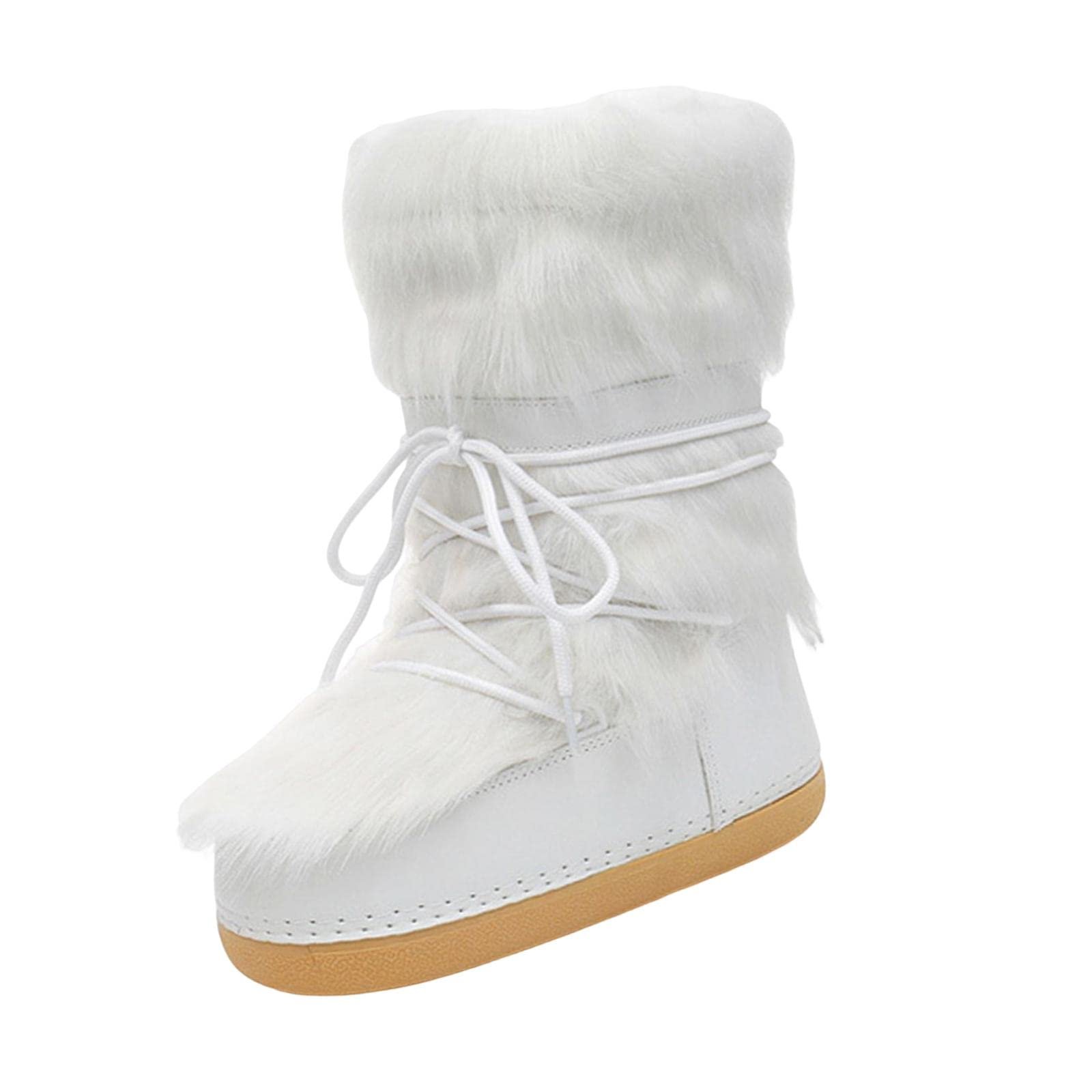 ZOOMELLA Women's Snow Boots Long Boots Anti Slip Water Resistant Ski Boots for Work Style A 41-42