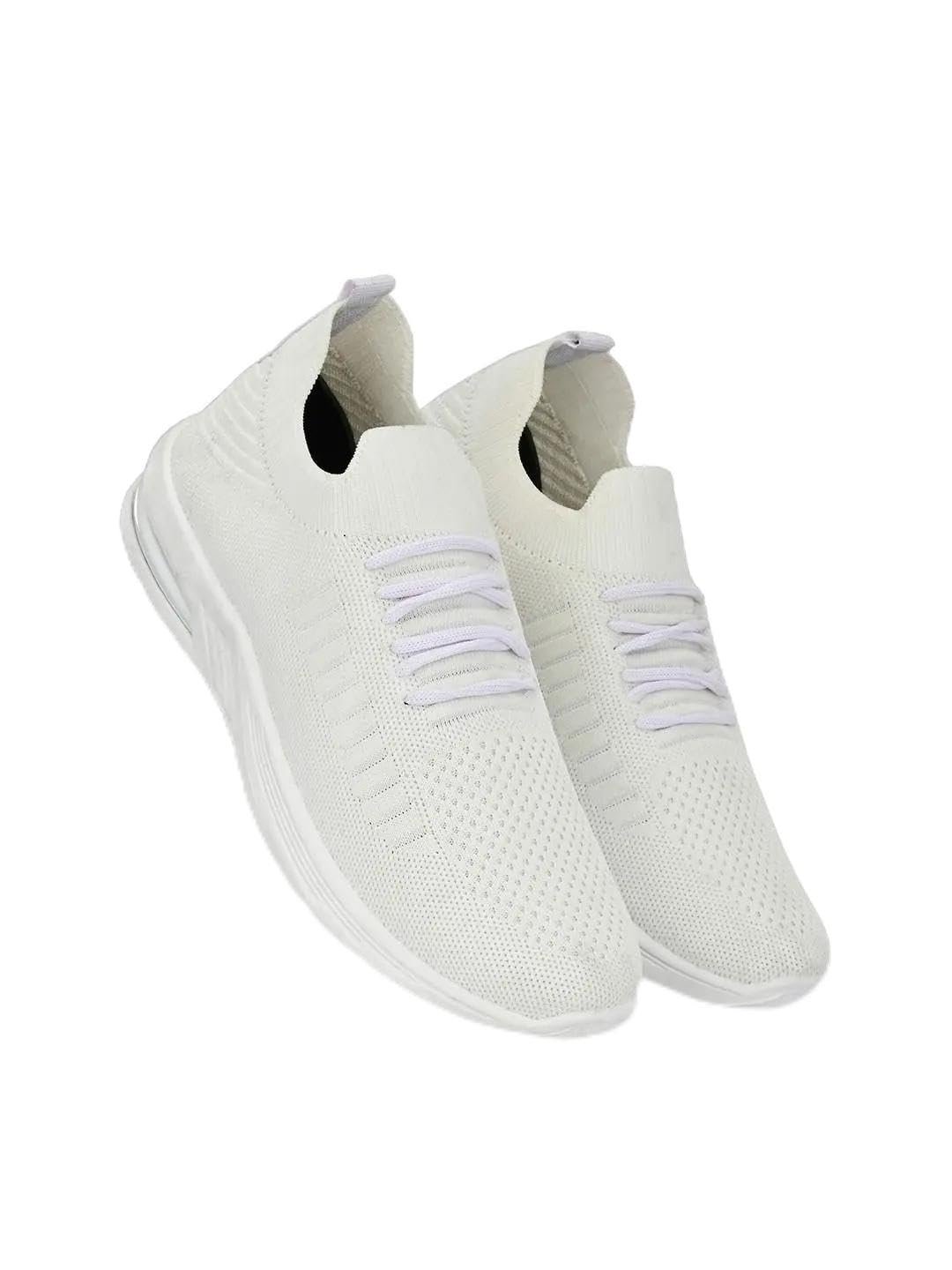 Women's Knitted Walking Shoes | Lightweight Breathable Casual Sports White