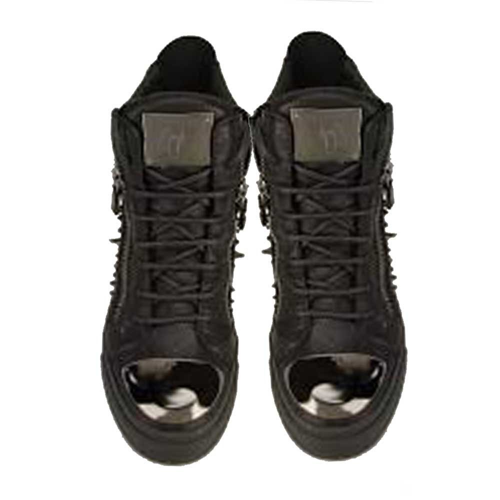 Men's Stylish Black Color Athleic and Outdoor Casual Shoes - Size 6 - Image 2