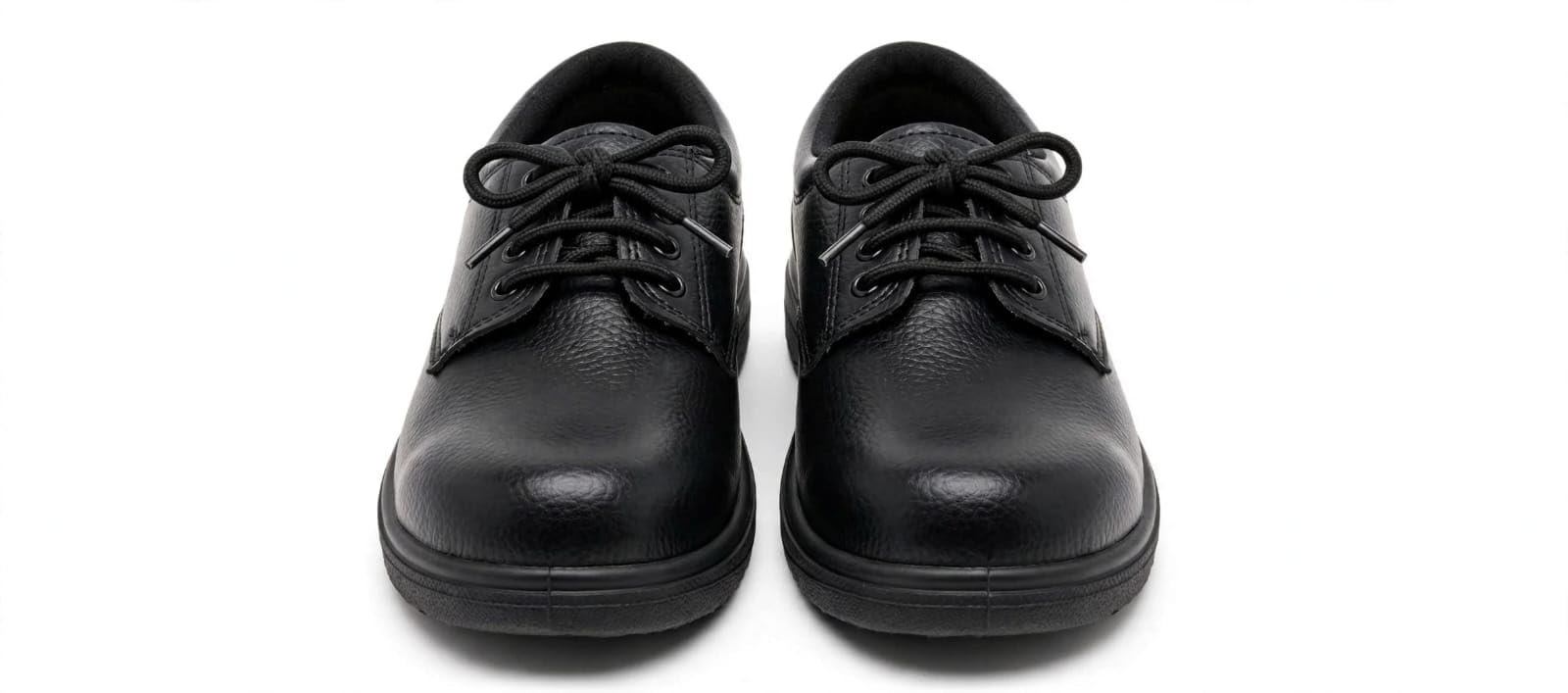 Pride Black PVC Safety Shoes with Steel Toe