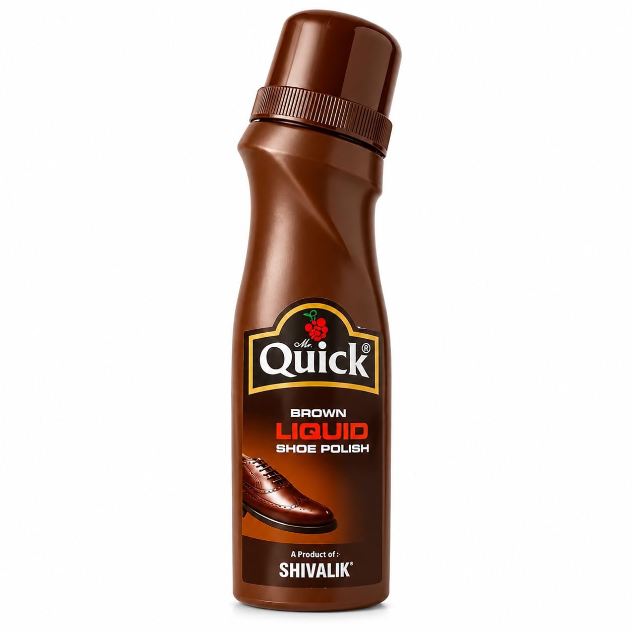 Mr. Quick Brown Liquid Shoe Polish | Instant Shine (Brown)