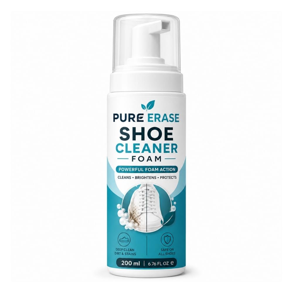 Instant Shoe Cleaning Foam For Sneakers & Sports Shoes | Shoe Cleaner Foam