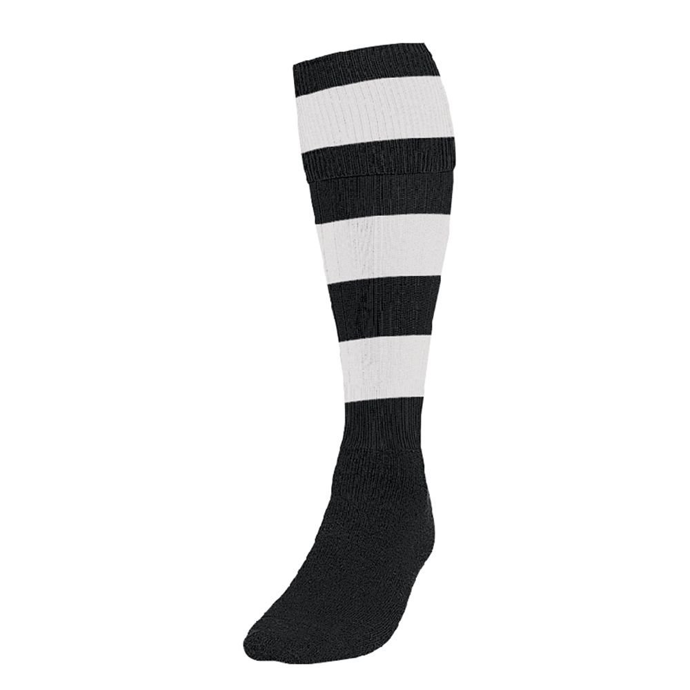 Generic Navy Blue White Hooped Football Socks