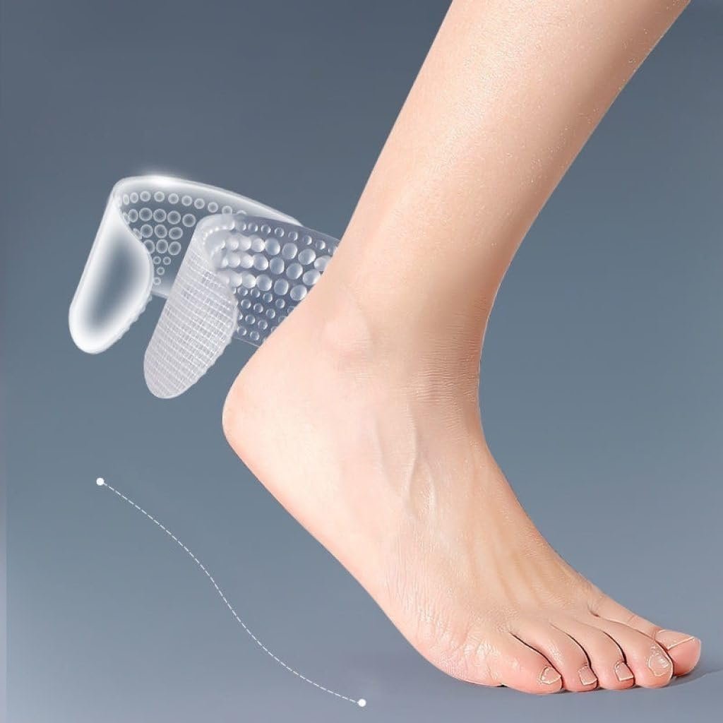 Krunexa Silicone Heel Grips Self-Adhesive Shoe Bite Protector - Image 2
