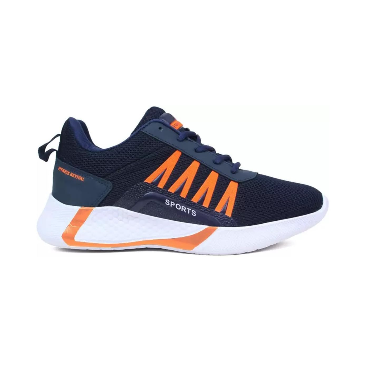 Generic Men Wingscraft- Stylish Lightweigh L Sports | Running | Walking | Gym Shoes (Blue) - Image 2
