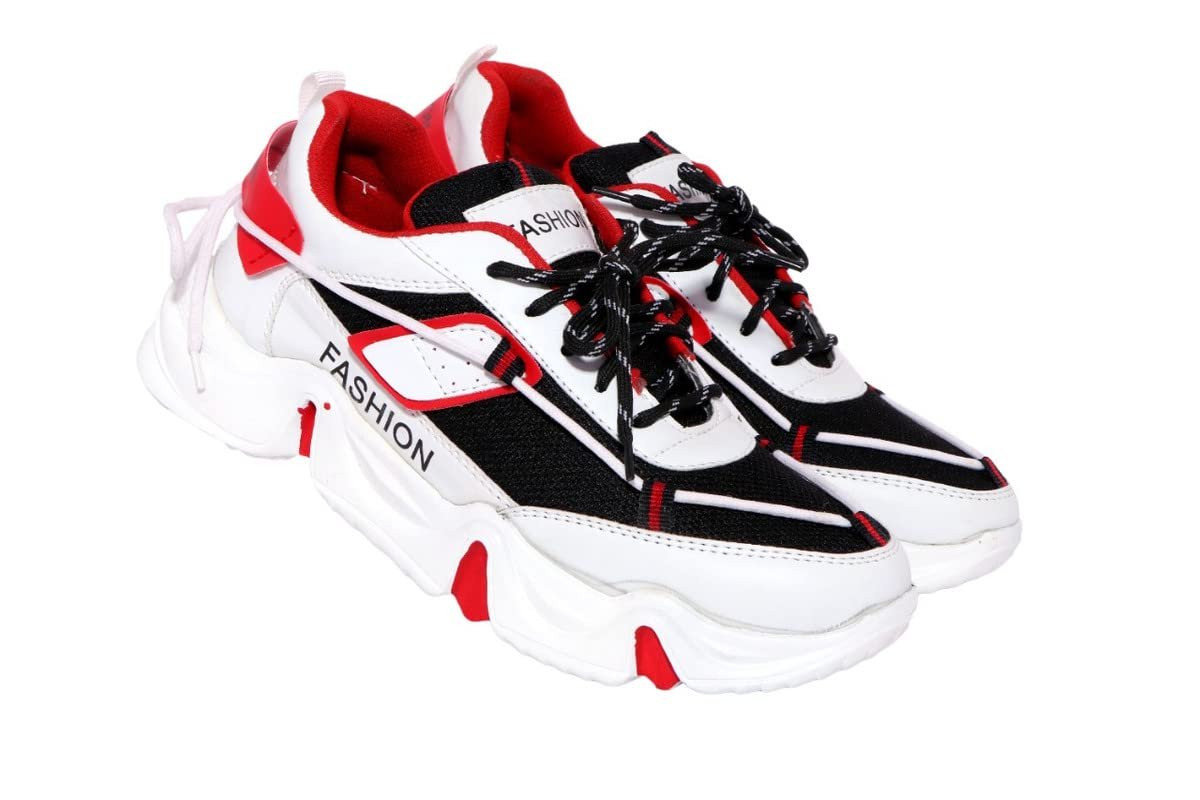 Men's Red Sports Shoes-UK8 - Image 2