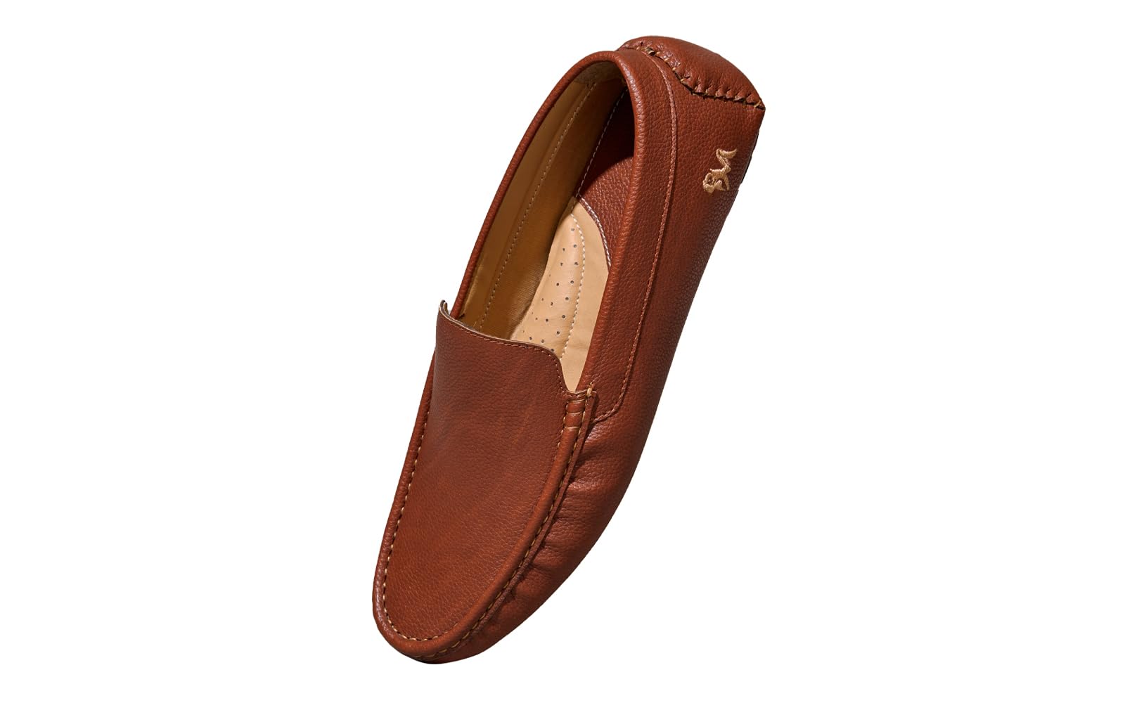Dapper Driving Loafers for Men | Stylish Slip-On Casual Shoes with Cushioned Arch Support & Flexible Sole | Comfortable & Lightweight Semi-Formal Loafers for Office Tan