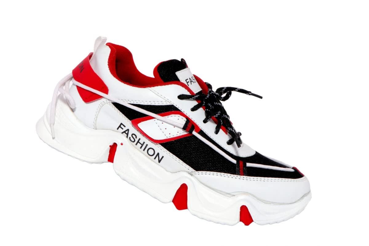 Men's Red Sports Shoes-UK8 - Image 4