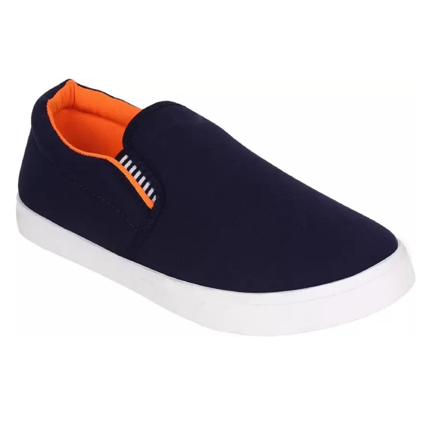 Generic Men's Navy Blue Canvas Loafer Shoes - Size 8 UK - Image 3
