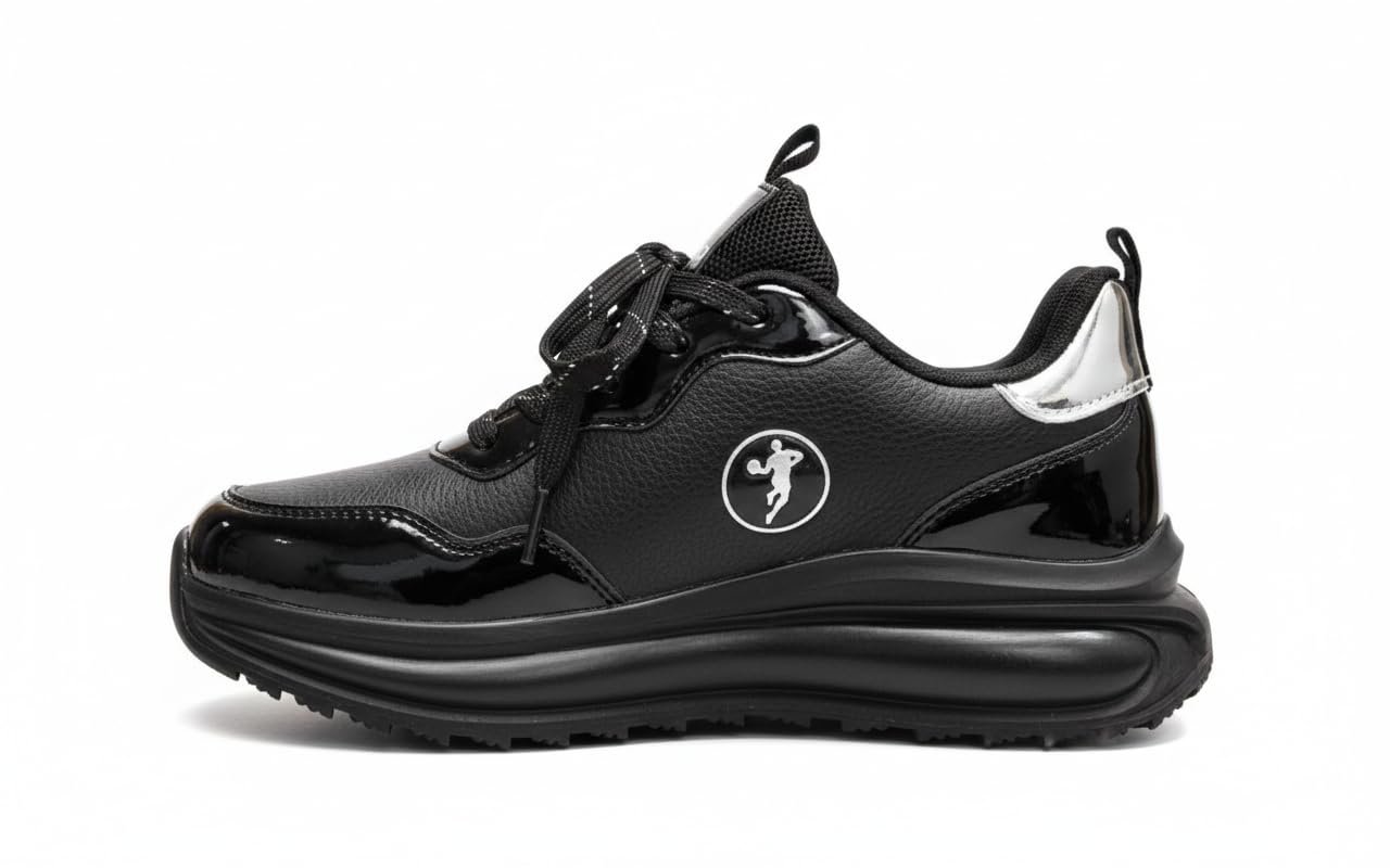 Sportvio Sneaker Sport Shoes Black for Mens and Womens Light Weight Designed Shoes