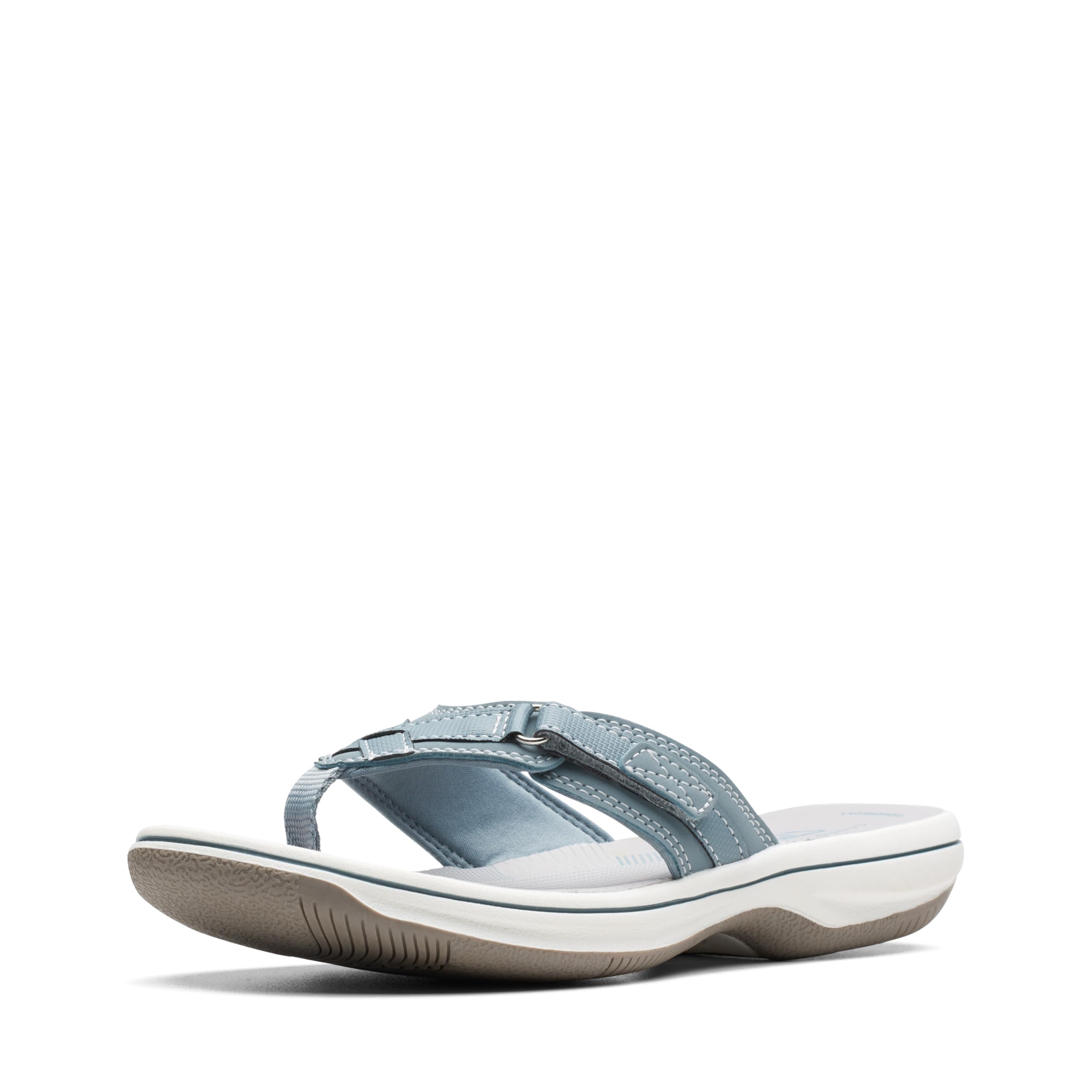 Women's Blue Grey Synthetic Breeze Sea Flip-Flops (11 M US)