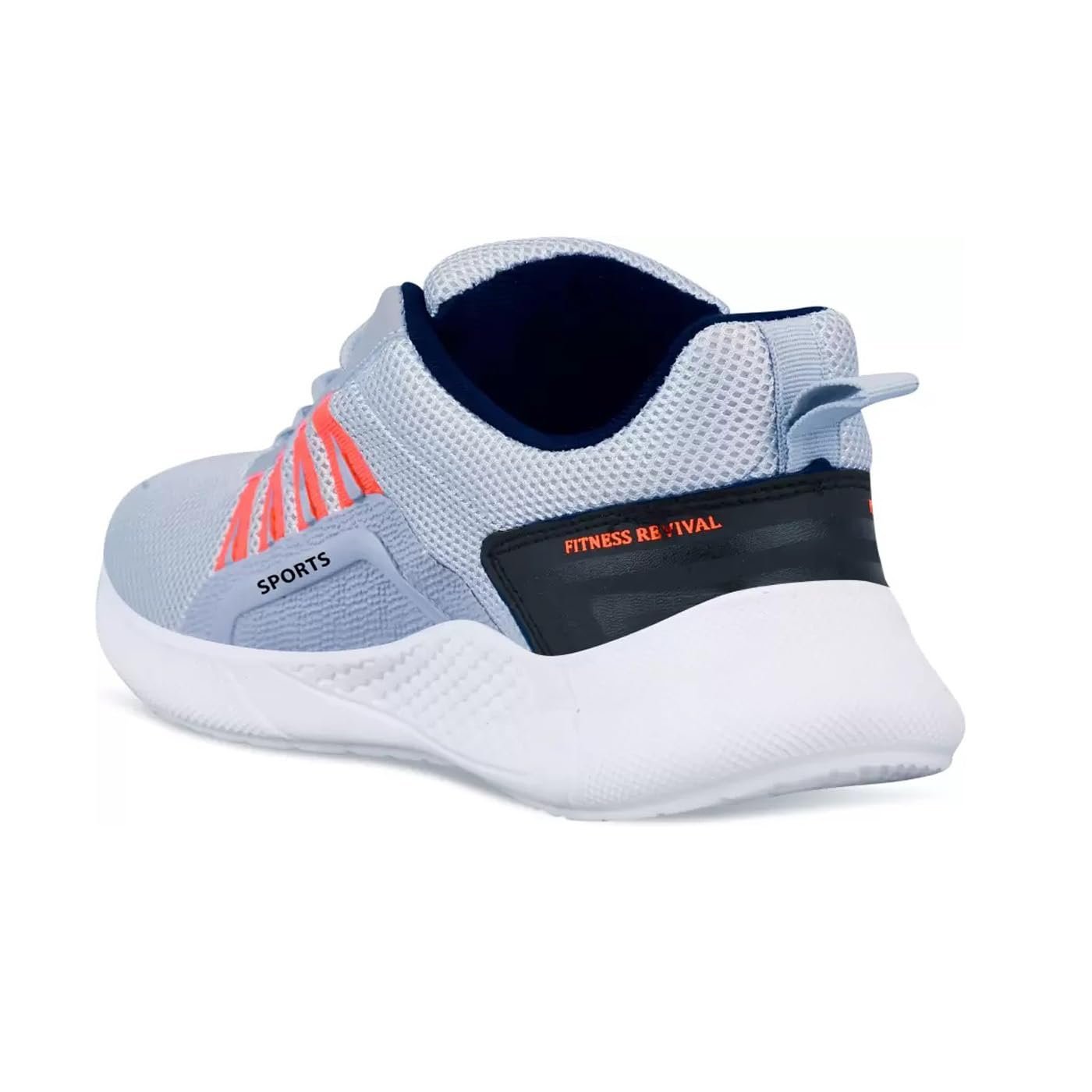 Latest Stylish Lightweigh Shoes for MenSports Shoes for MenRunning Shoes for MenSports ShoesWalking Shoes for MenGym Shoes for Men & Boys(82) P Grey - Image 4