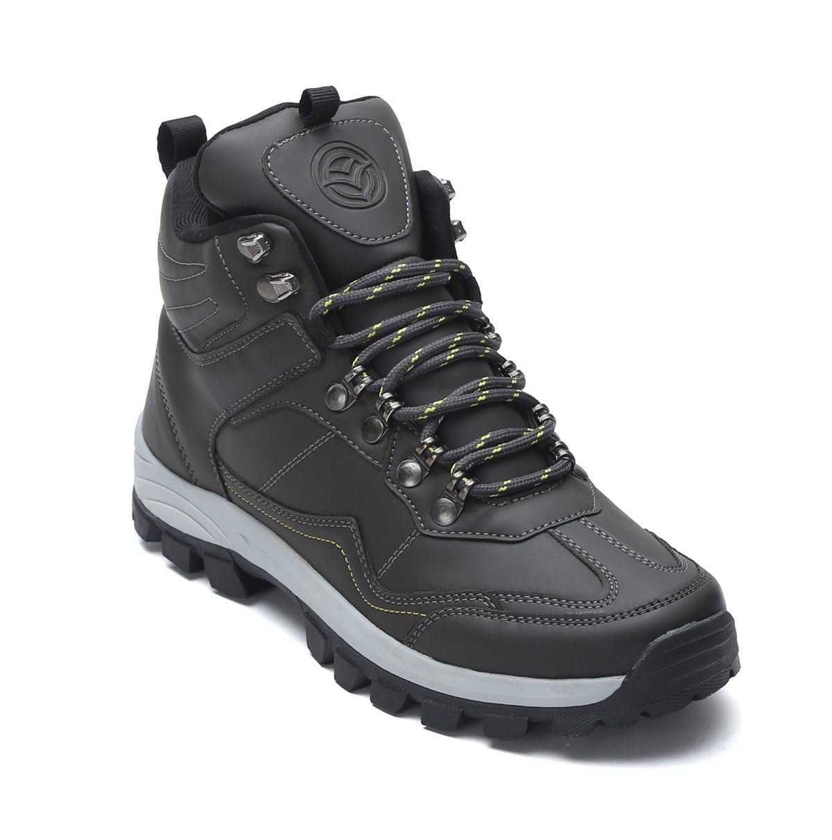 Men's VR-SNOW-6 High Top Waterproof Hiking Trekking Mountaineering Outdoor Boots Climbing Shoe |Lightweight Non-Slip High-Traction Grip