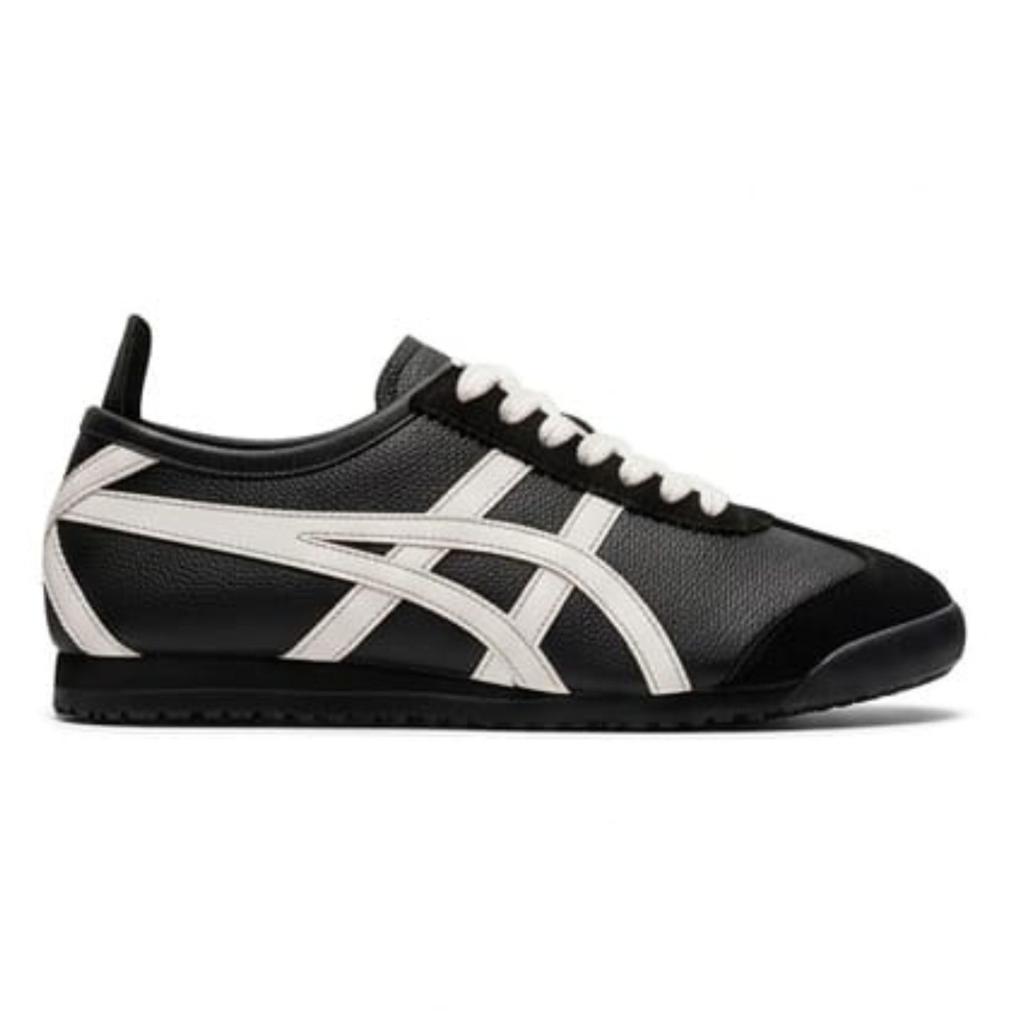 Men’s PU Upper Trendy Striped Pattern Rubber Sole Casual Lace Up Sneakers (Black-10) - Image 3
