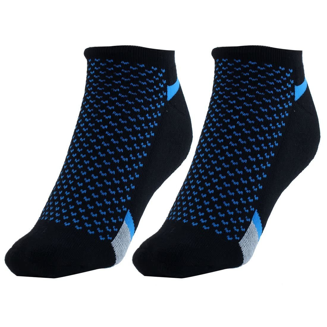 KTM Healthcare® Dark Blue : Women Exercise Traveling Q Cotton Blend Casual Cushion Sport Ankle Socks