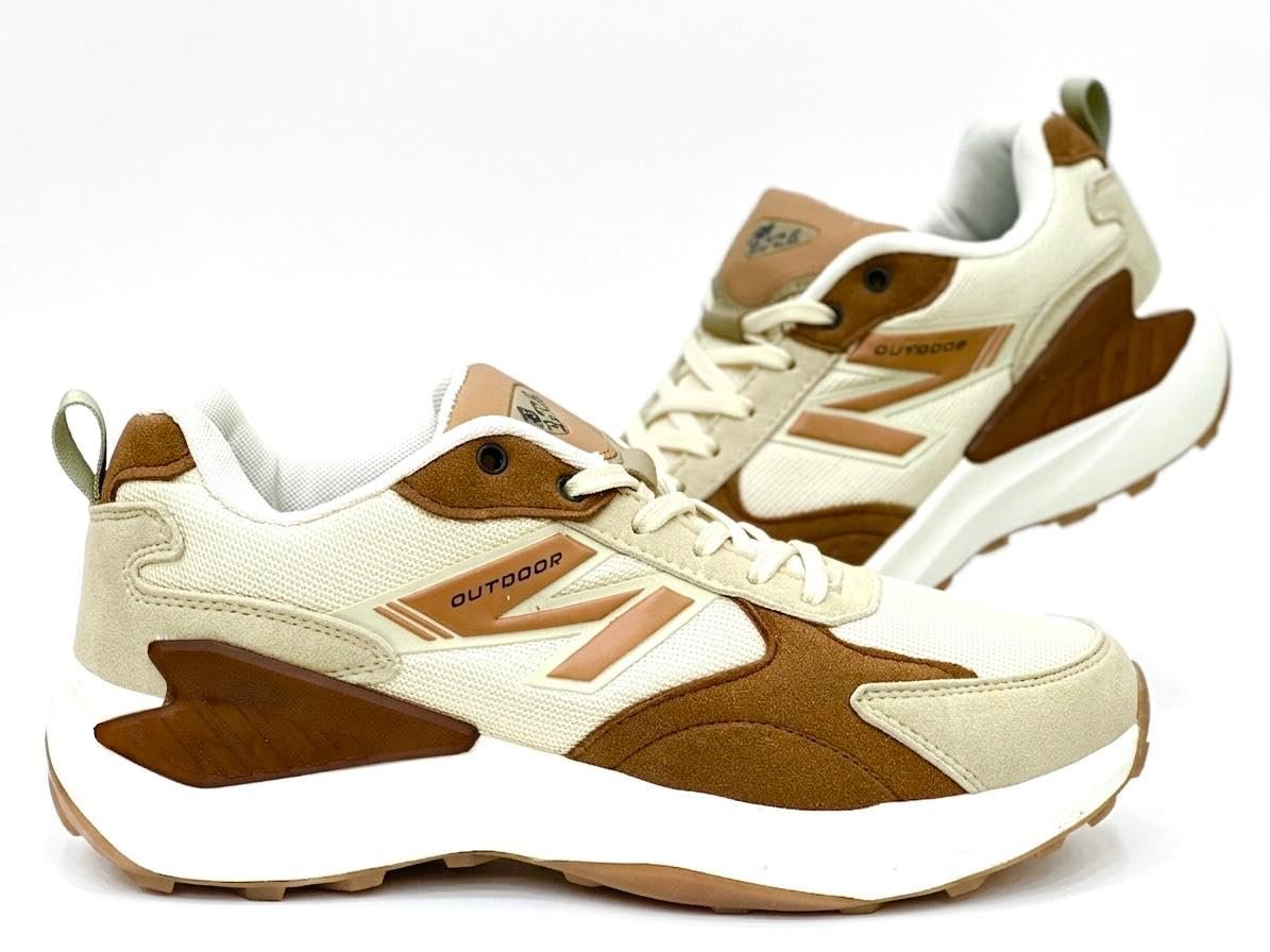 Shoes Sports & Outdoor Shoes (Cream/tan, UK Footwear Size System, Adult, Men, Numeric, Medium, 9) - Image 3