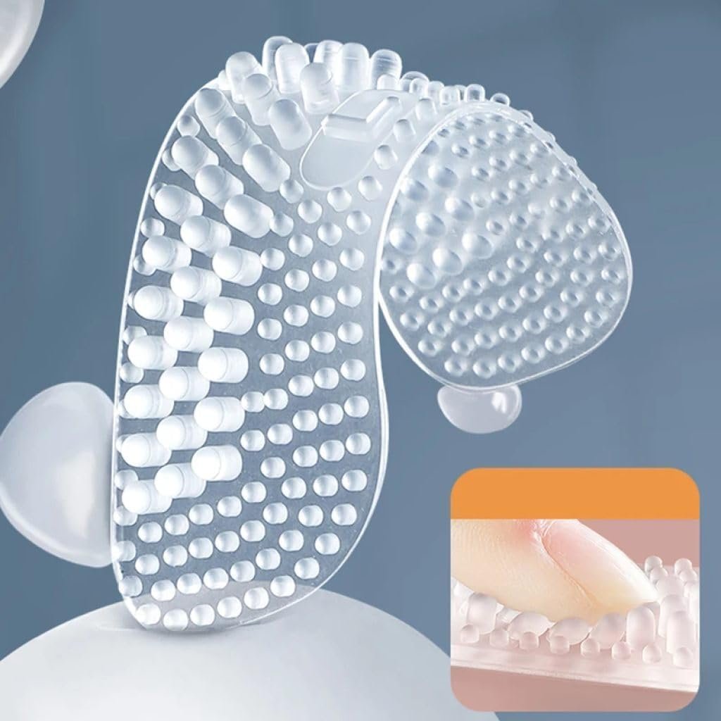 Krunexa Silicone Heel Grips Self-Adhesive Shoe Bite Protector - Image 3