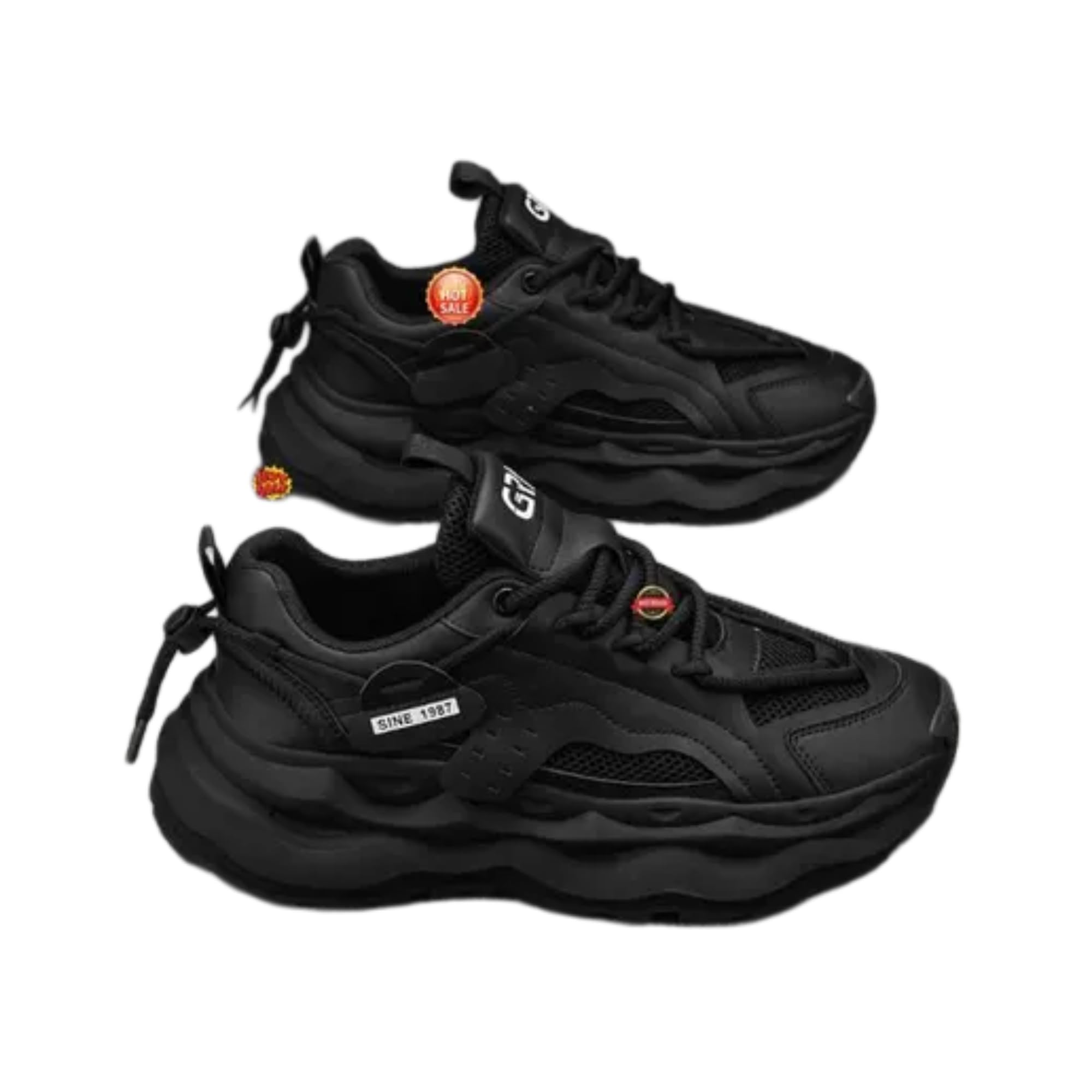 Men's Casual Shoes | Stylish Comfortable Lightweight Lace-Up Shoes for Men Black| Suitable for Walking, Office & Casual Outings|10_72