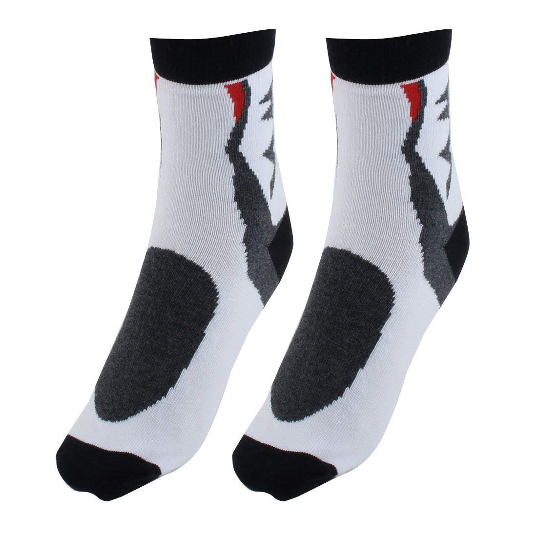 KTM Healthcare® White Pair : R-BAO Authorized Cotton Blend Bicycle Football Mountain Bike Breathable Sports Cycling Socks