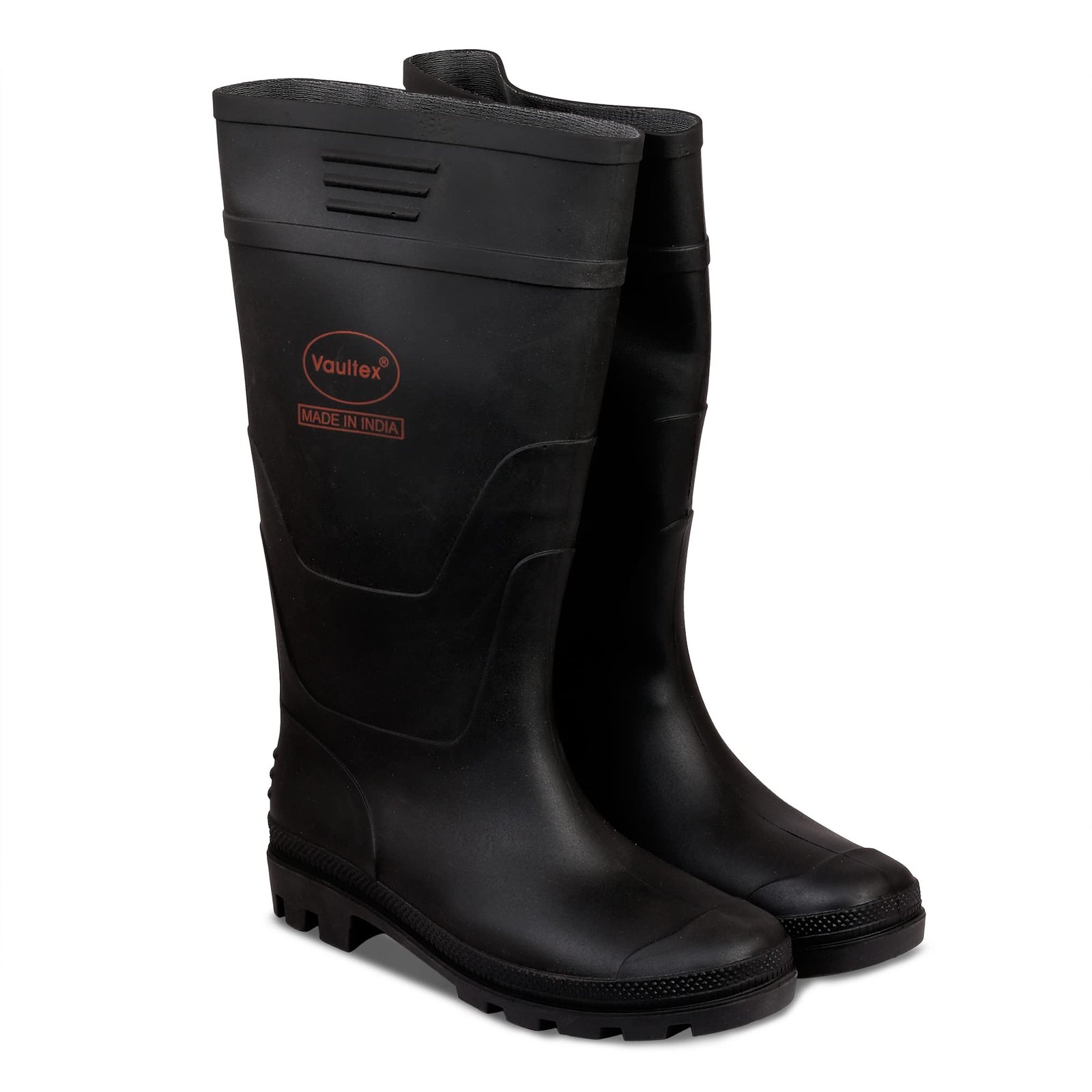 Vaultex Men's Black PVC Industrial Purpose Super Safety Lightweight Gum Boots