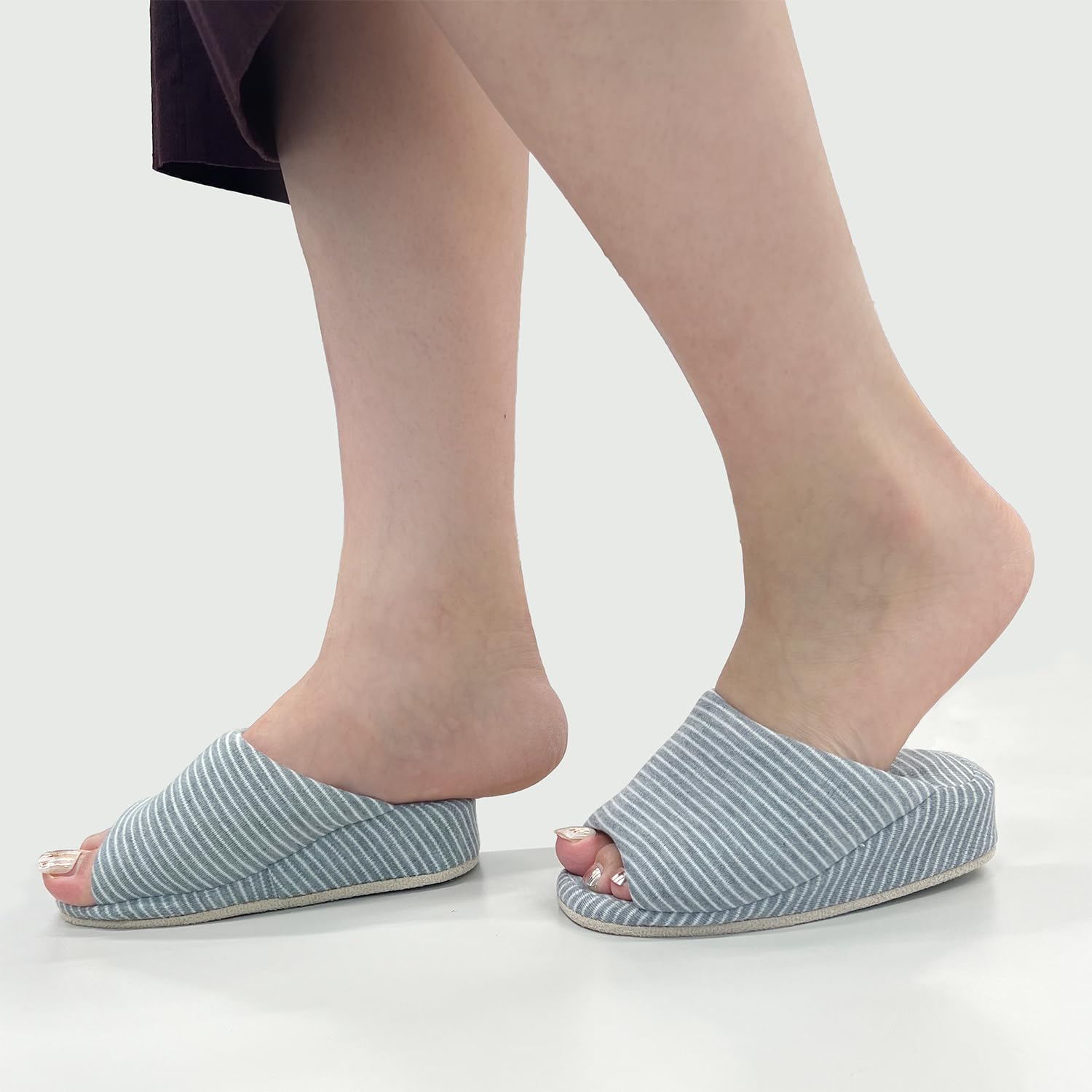 House Table NL1028K8500 Slippers, Diet Slippers, Gray, M - Image 6