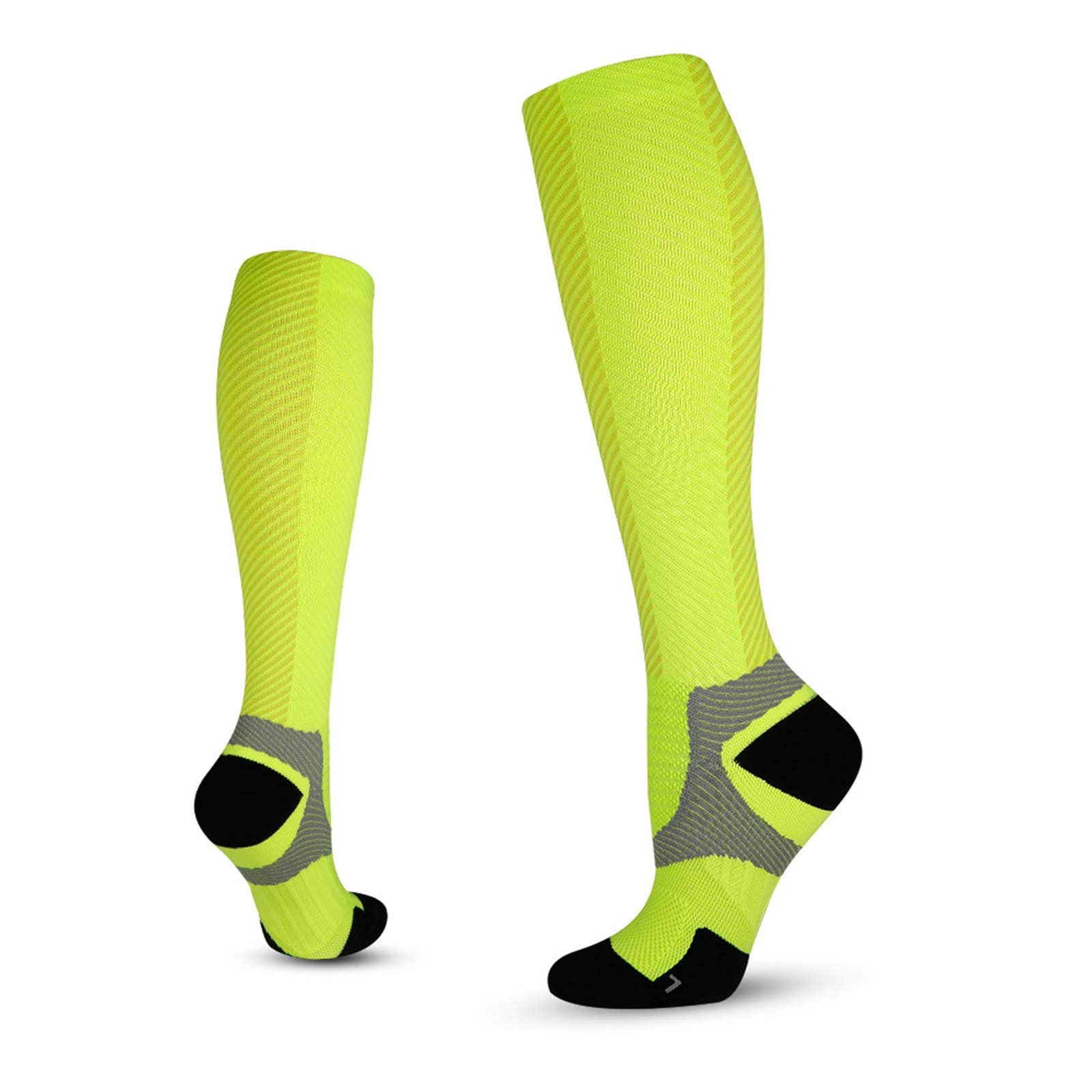 Generic Socks for Men & Women Professional Sports Socks Atetic Stockings Outdoor Fitness Breathable Quick Dry Socks Shin Splints Calf Pressure Support for Maratn Running Cycling |