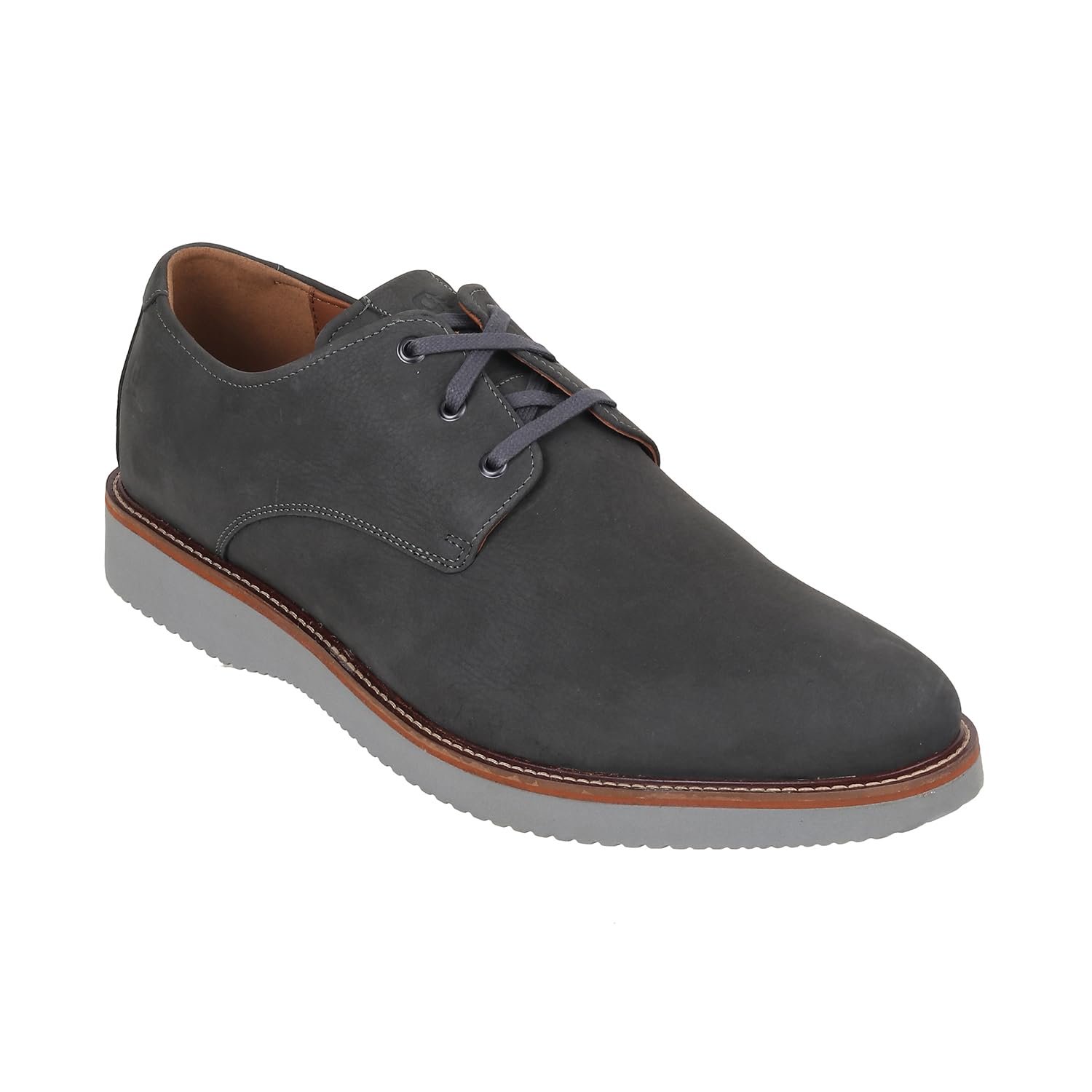 Big Size Extra Wide Extra Light Weight Olive Suede Leather Casual Shoes for Men - Image 2