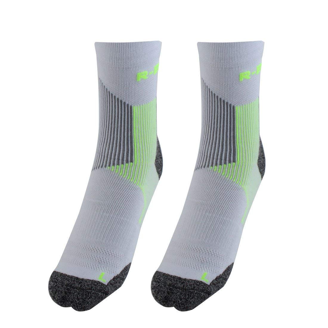 KTM Healthcare® Green L : R-BAO Authorized Cotton Blend Bicycle Tennis Mountain Bike Breathable Sports Cycling Socks