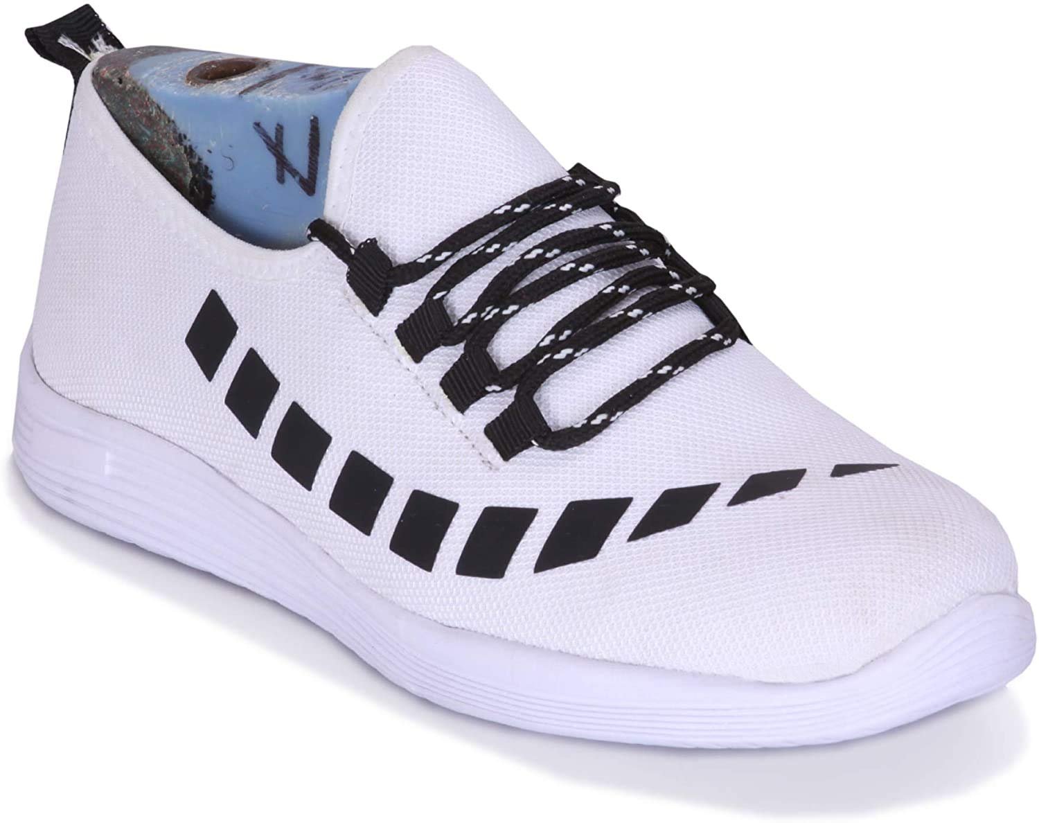 Men's Running Walking Sneakers Sports Shoes (White, Numeric_7)