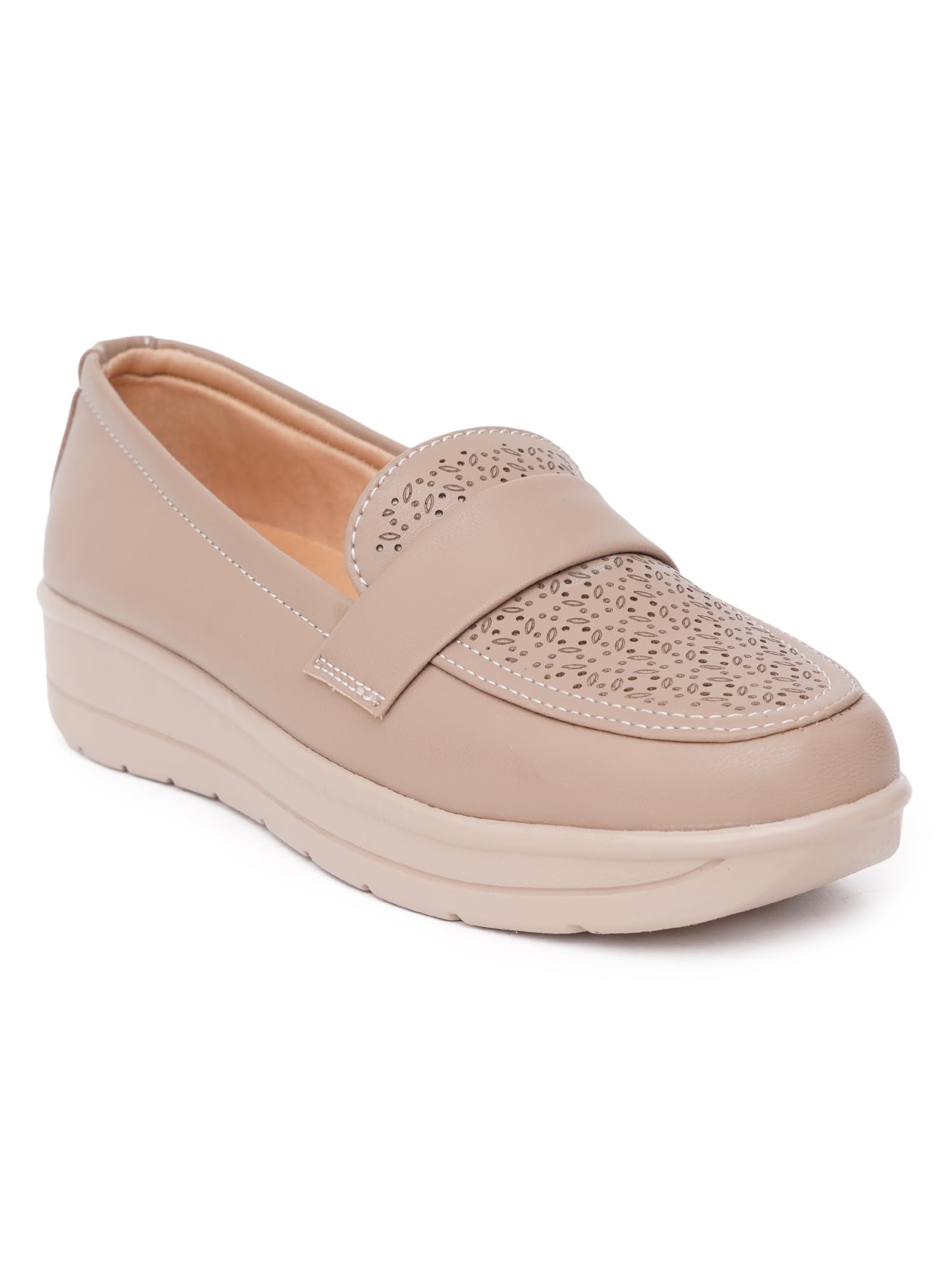 Elegant Synthetic Slip-On Loafers for Women & Girls | Comfort Office Casual Walking Travel Lightweight Shoes - Image 5