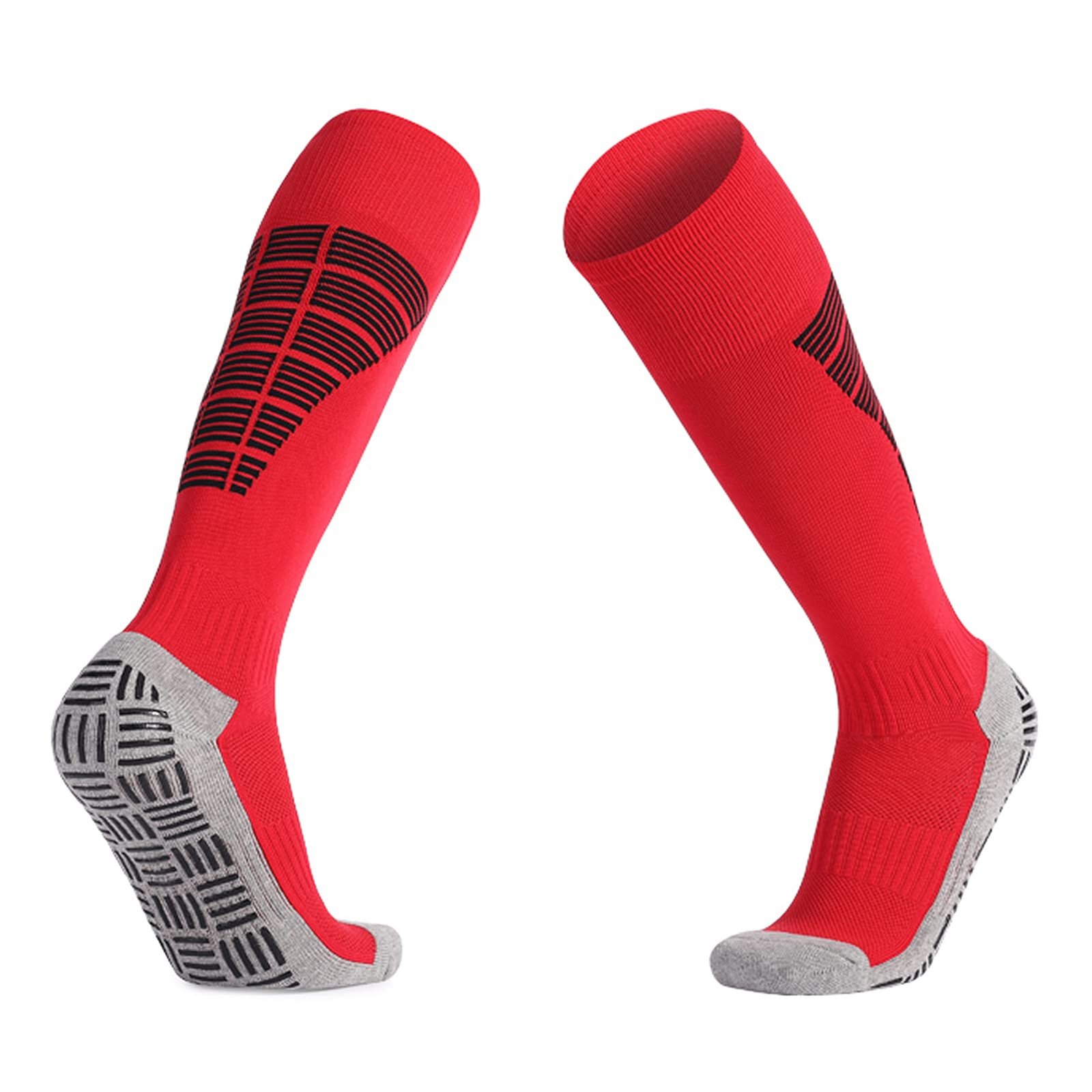 Generic Anti Slip Sport Knee High Socks Athletic Socks for Mens and Women Running Training Football |
