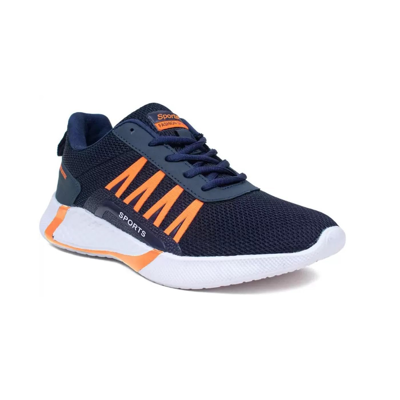 Generic Men Wingscraft- Stylish Lightweigh L Sports | Running | Walking | Gym Shoes (Blue) - Image 3