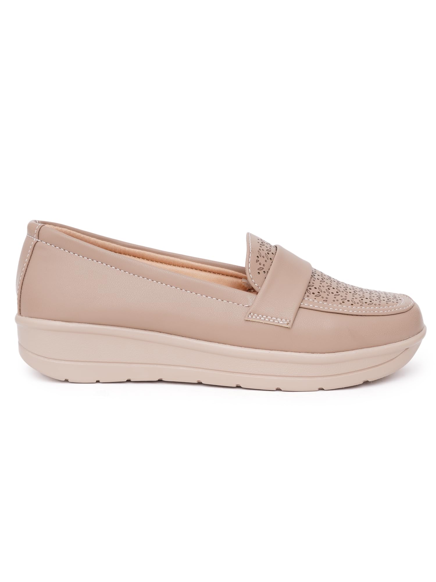 Elegant Synthetic Slip-On Loafers for Women & Girls | Comfort Office Casual Walking Travel Lightweight Shoes - Image 6