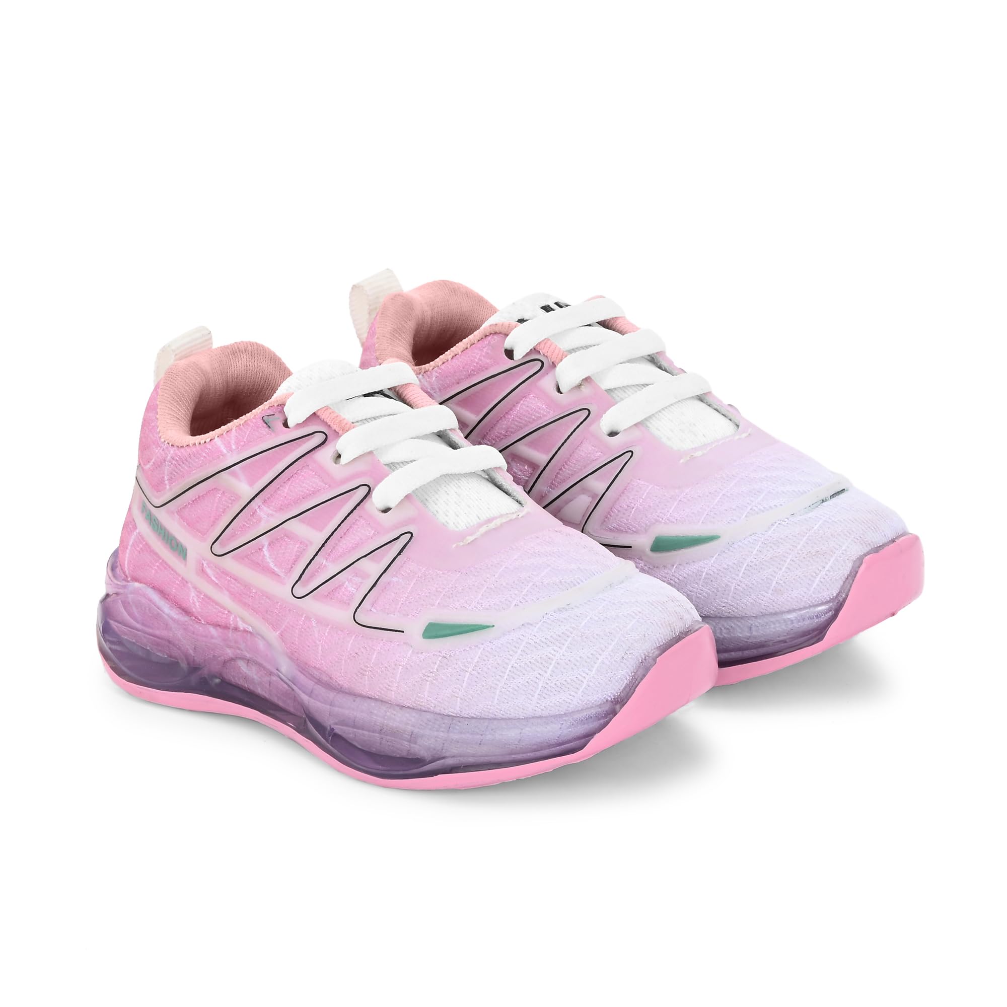 Kids Boys & Girls LED Shoes Baby Pink