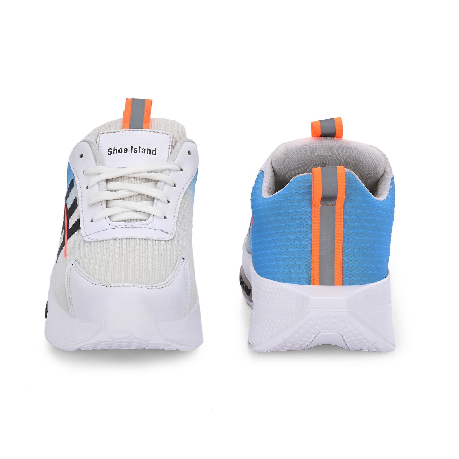 White Lightweight Boys Men Casual Sneakers Sports Running Shoes for Men (OG3075-AZ), Size 9 UK/India - Image 6