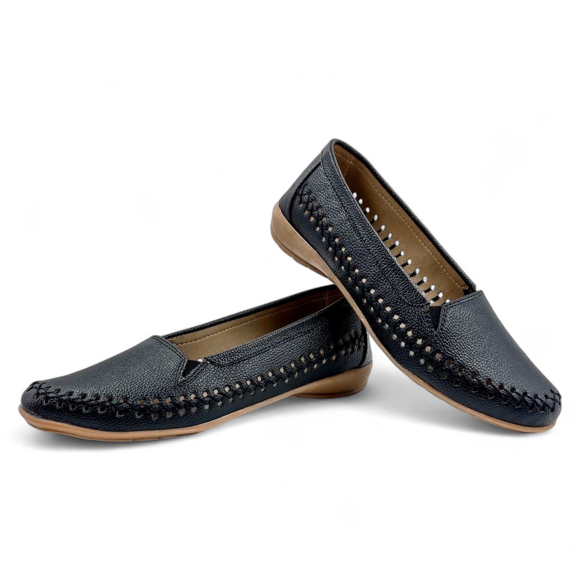 WESTOES Black Belly Especially for Ladies | Budget-Friendly | Cushioned Insoles for All-Day Comfort (WB01) (Black, UK Footwear Size System, Adult, Women, Numeric, Medium, 7)