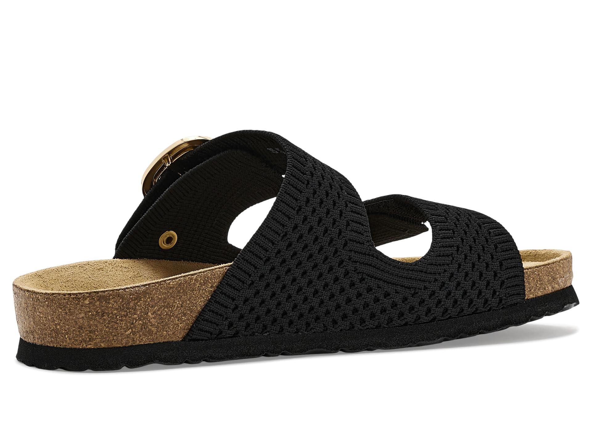 Footwear Womens Miami Sandal, Black Knit, 8 - Image 3