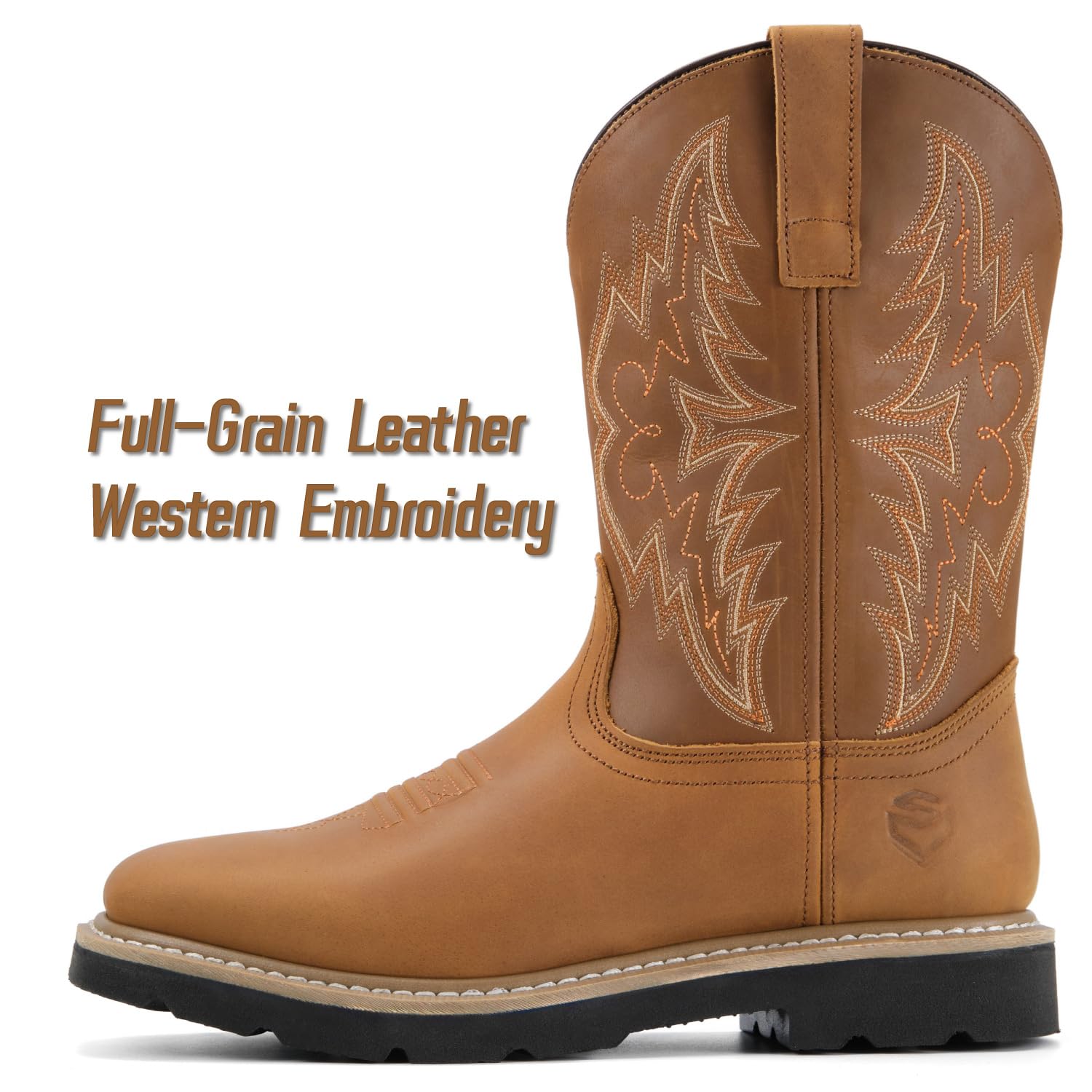 Men's Waterproof Western Cowboy Boots-Soft/Steel Toe - Image 4
